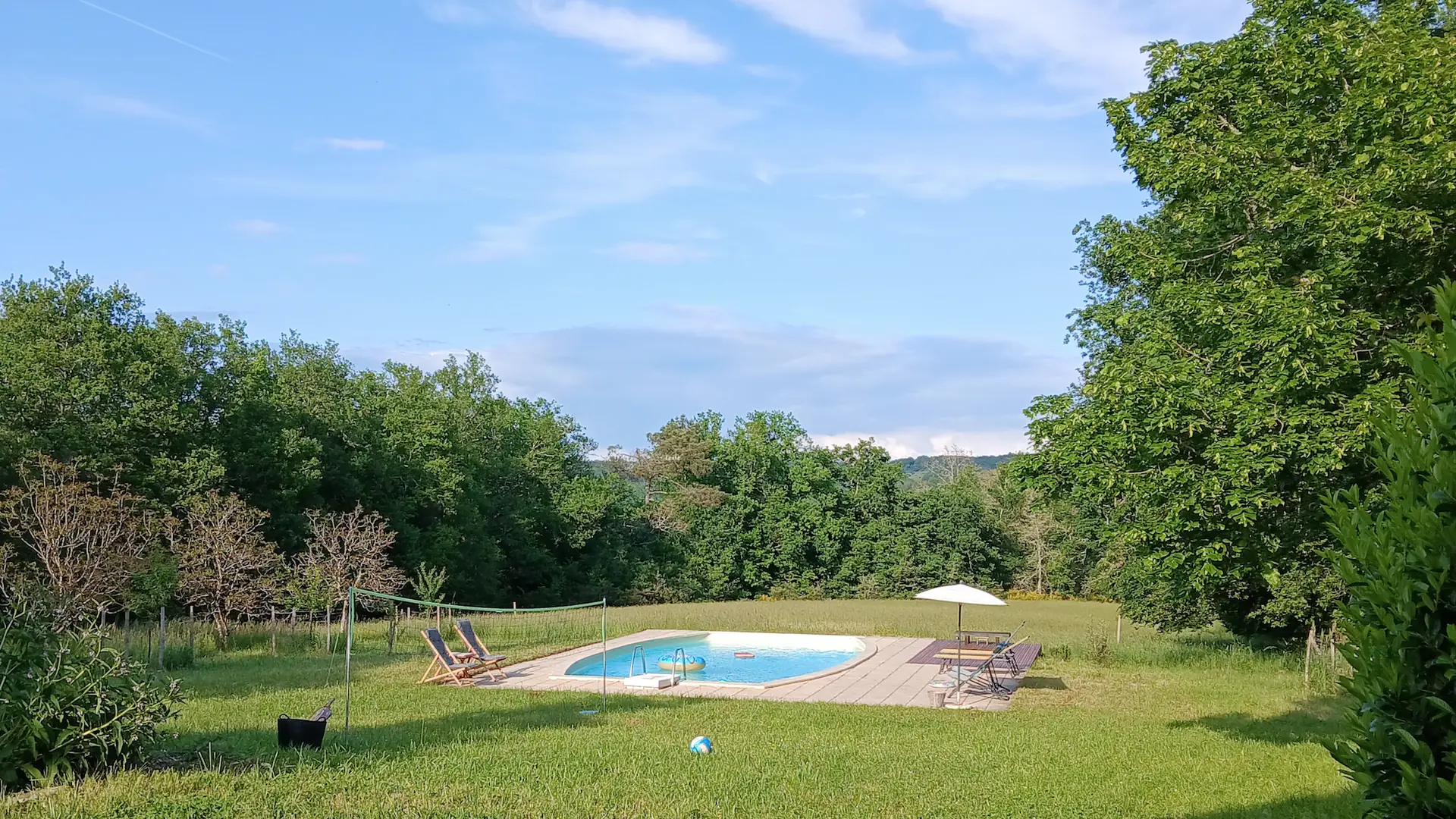 piscine volley badminton