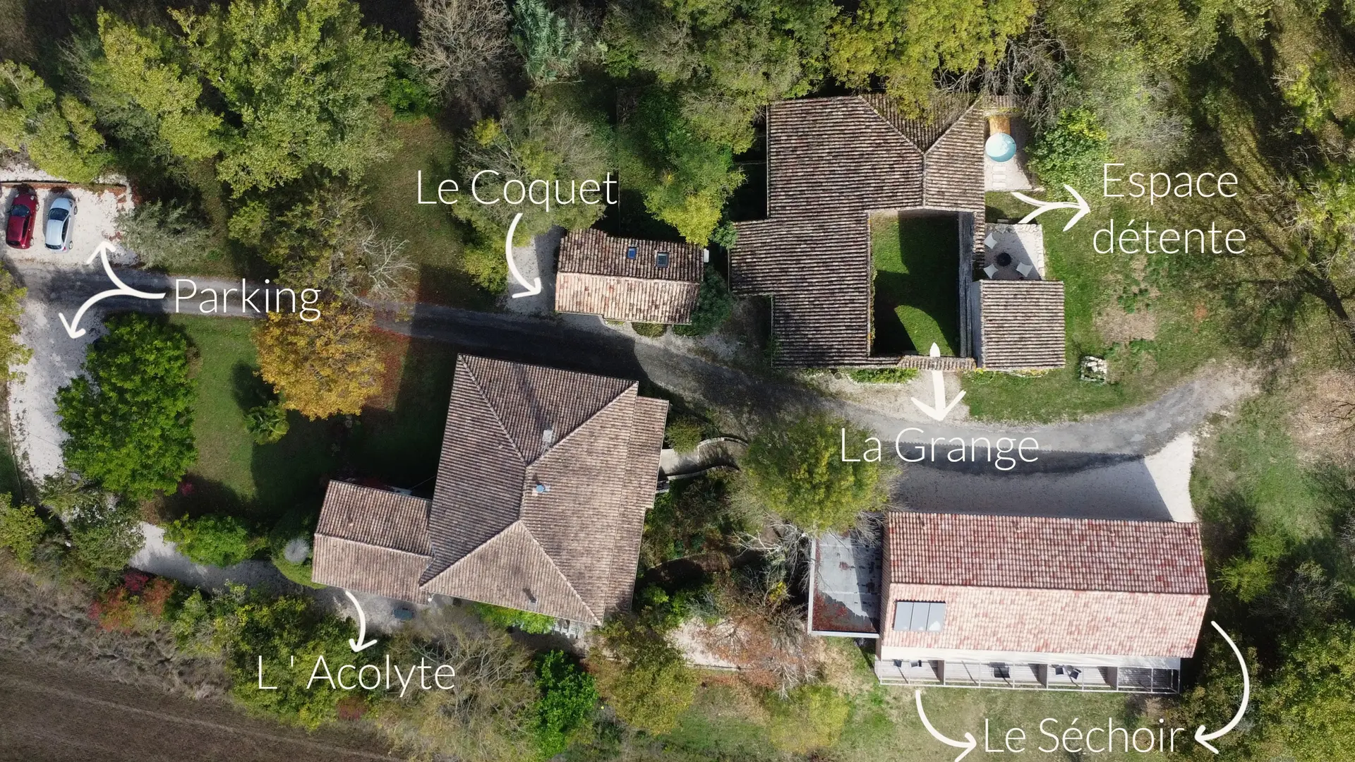 Plan localisation Mas Labrugade