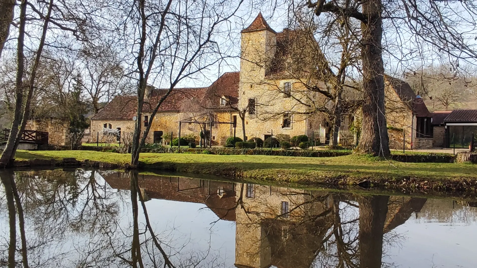 Reflet du manoir