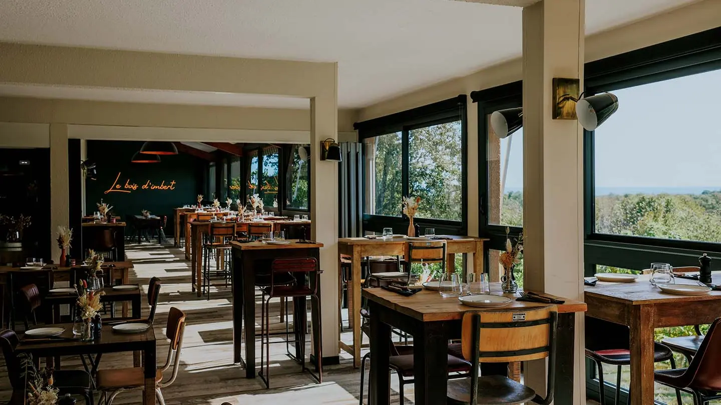 salle - vue detail - restaurant - l'atelier d'imbert - rocamadour