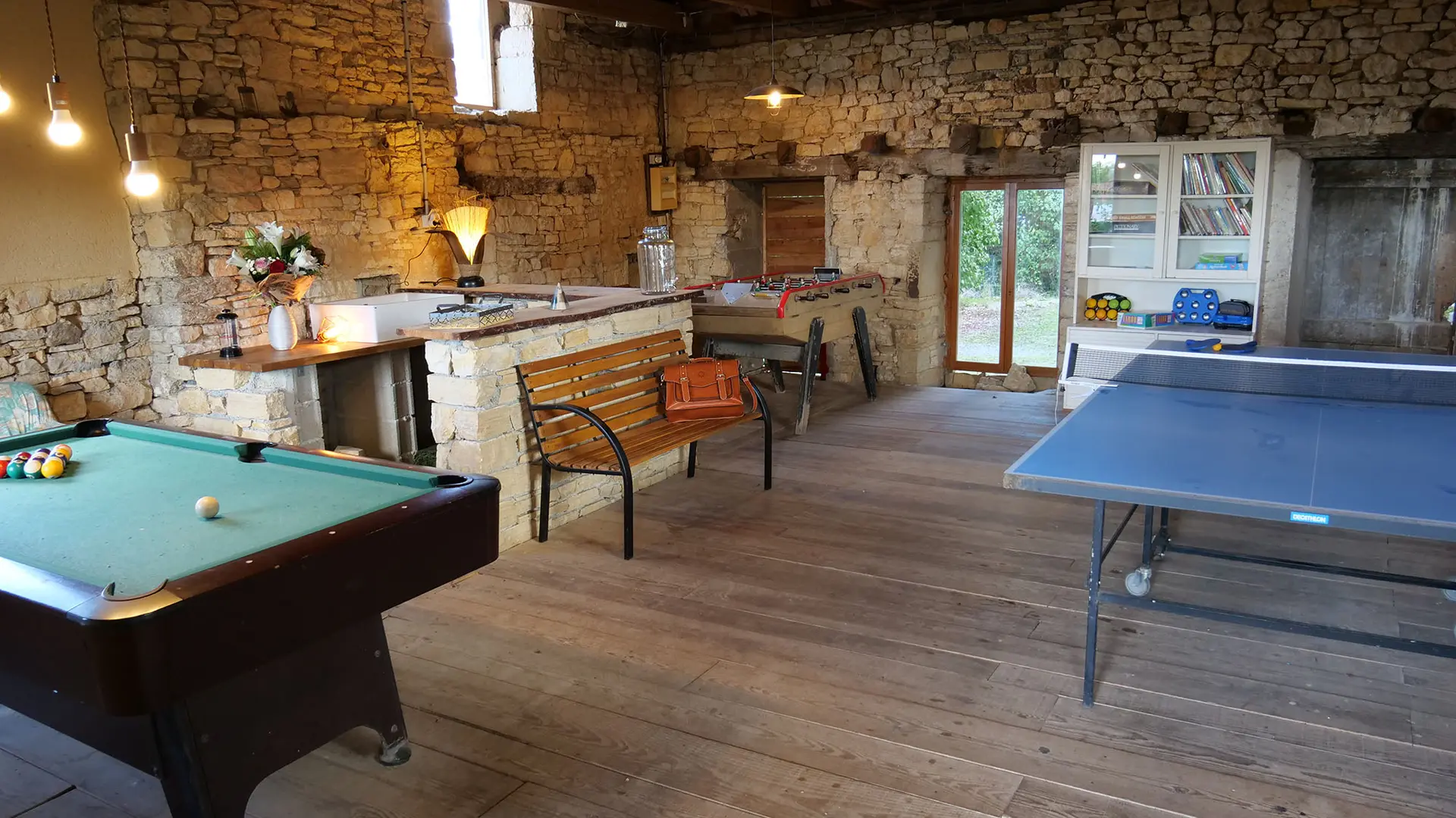 salle de jeux le hameau des Cardenals Salviac