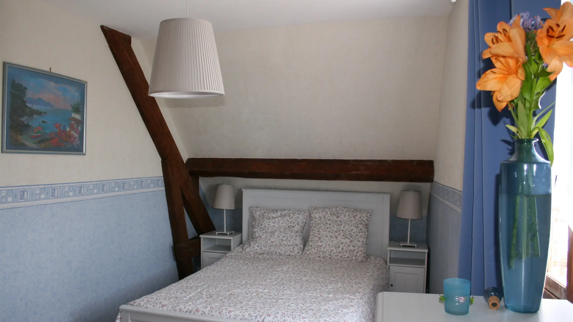 Chambre bleue