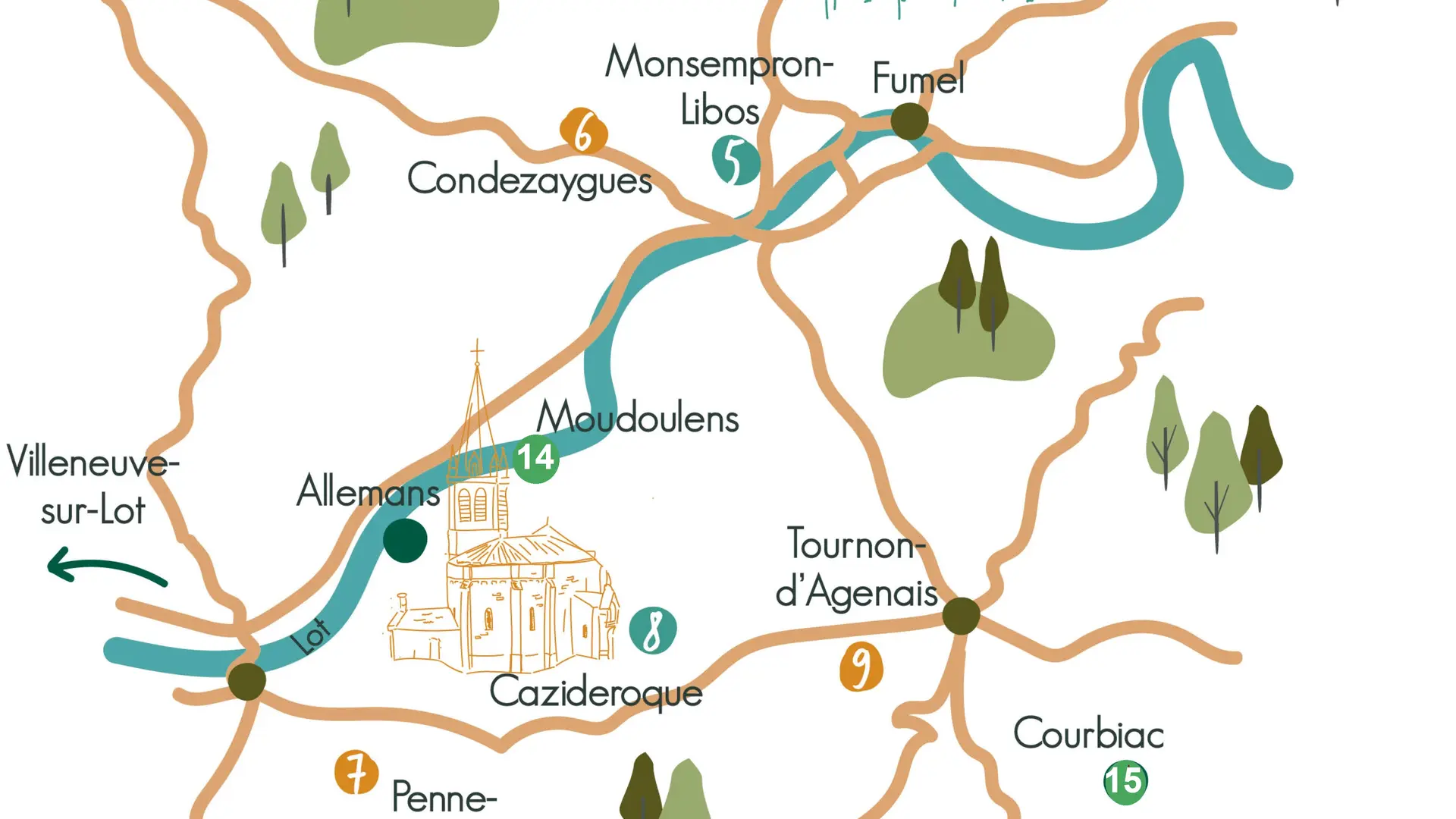 Carte parcours Découvertes Romanes copie OT