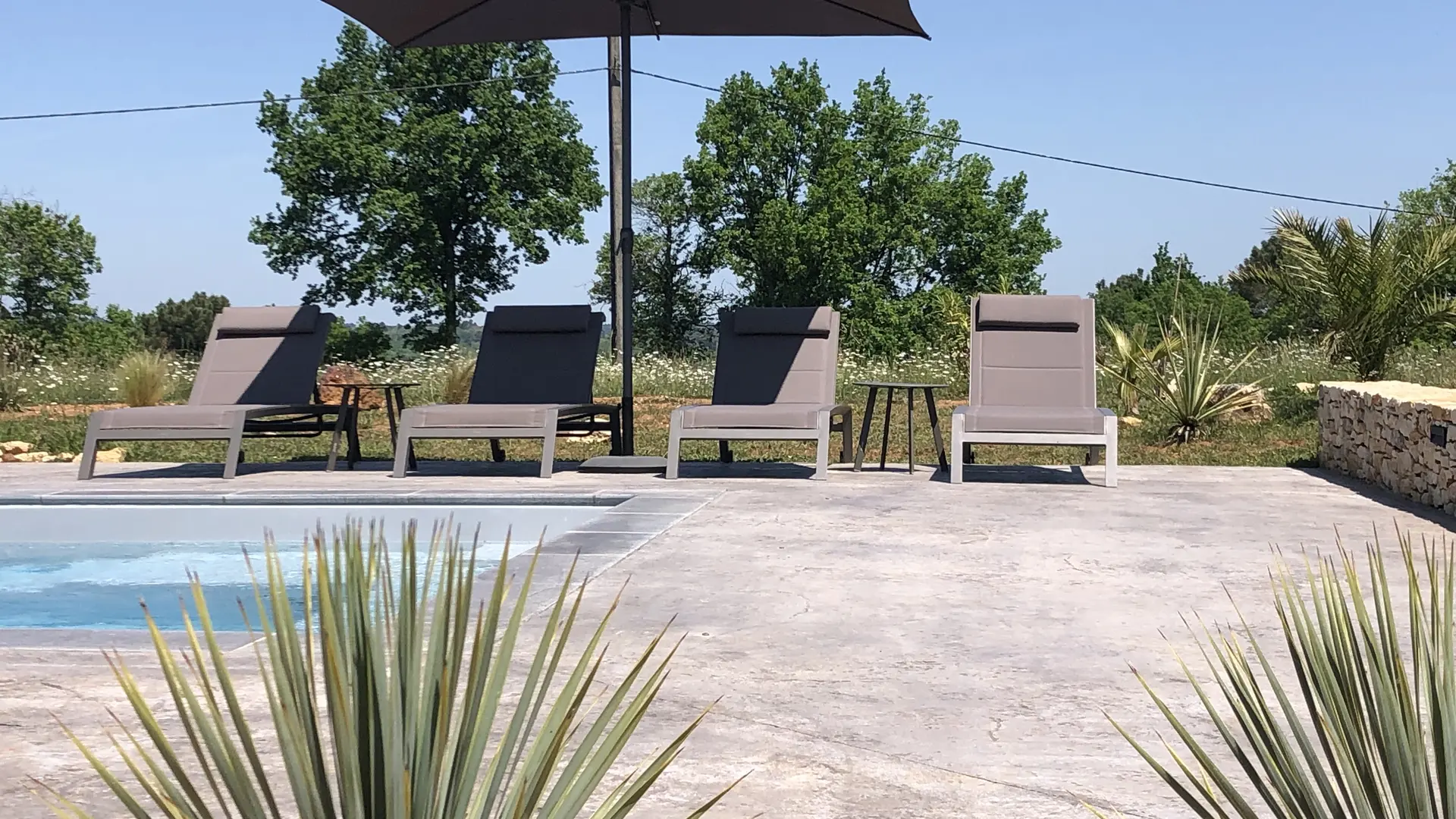 Chambre en pierre Gîte Villeréal photo 11