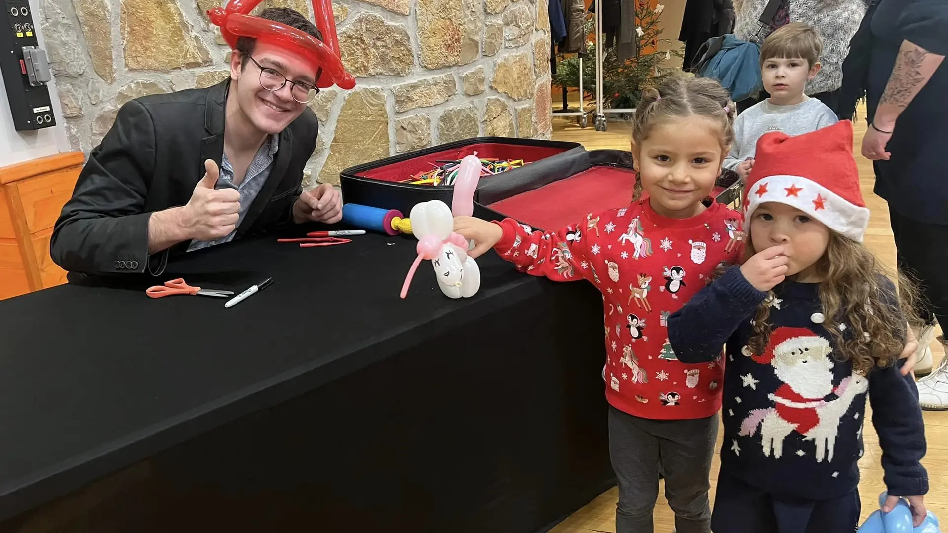 Sculpture sur ballon Décembre 2023