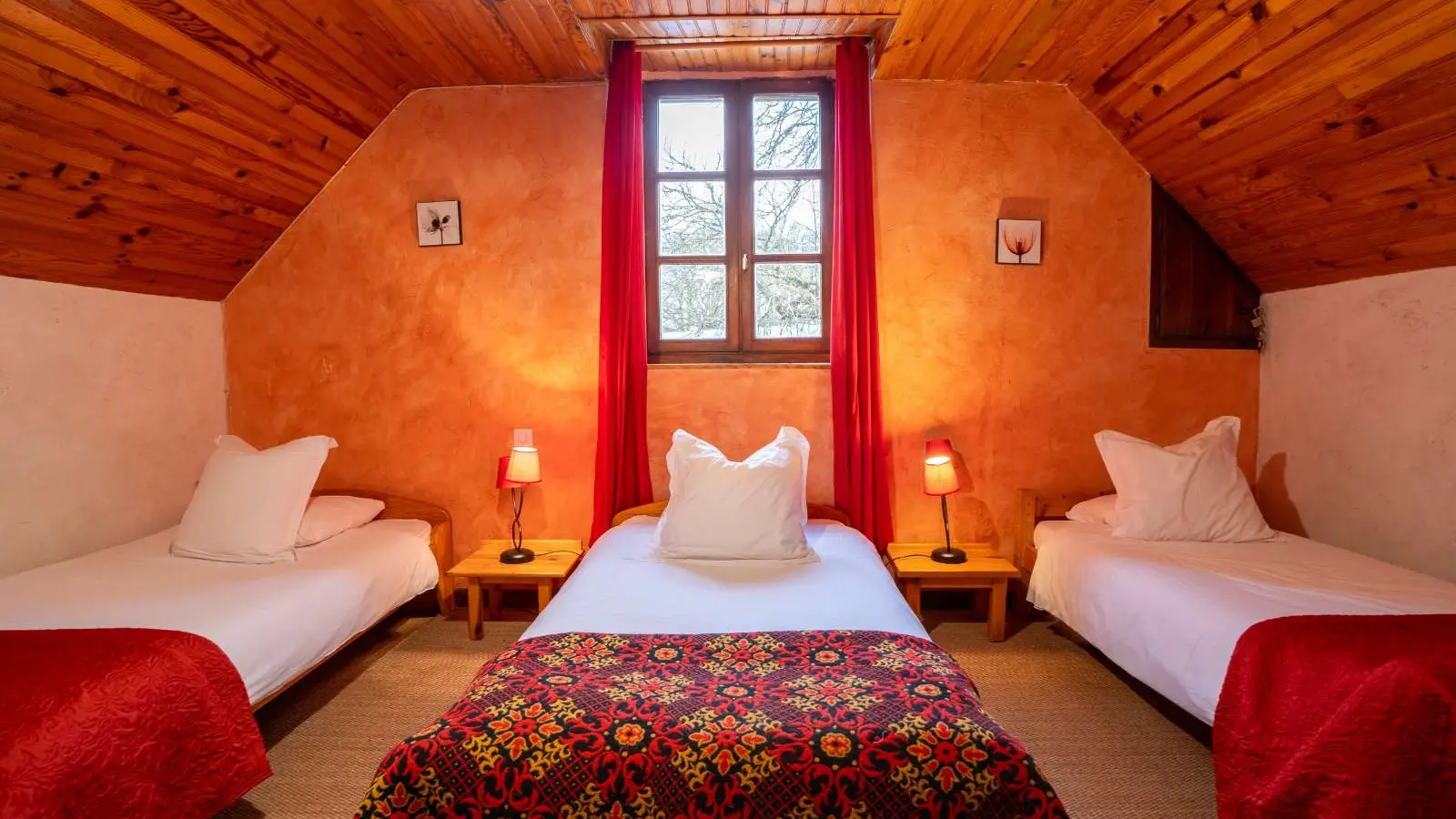 Chambre triple - Gîte Pavillon de chasse