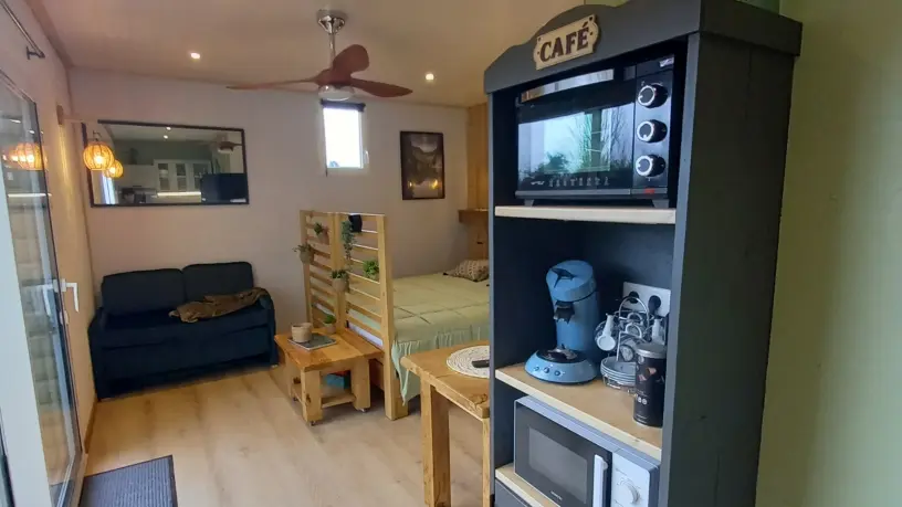 Vue depuis le coin cuisine