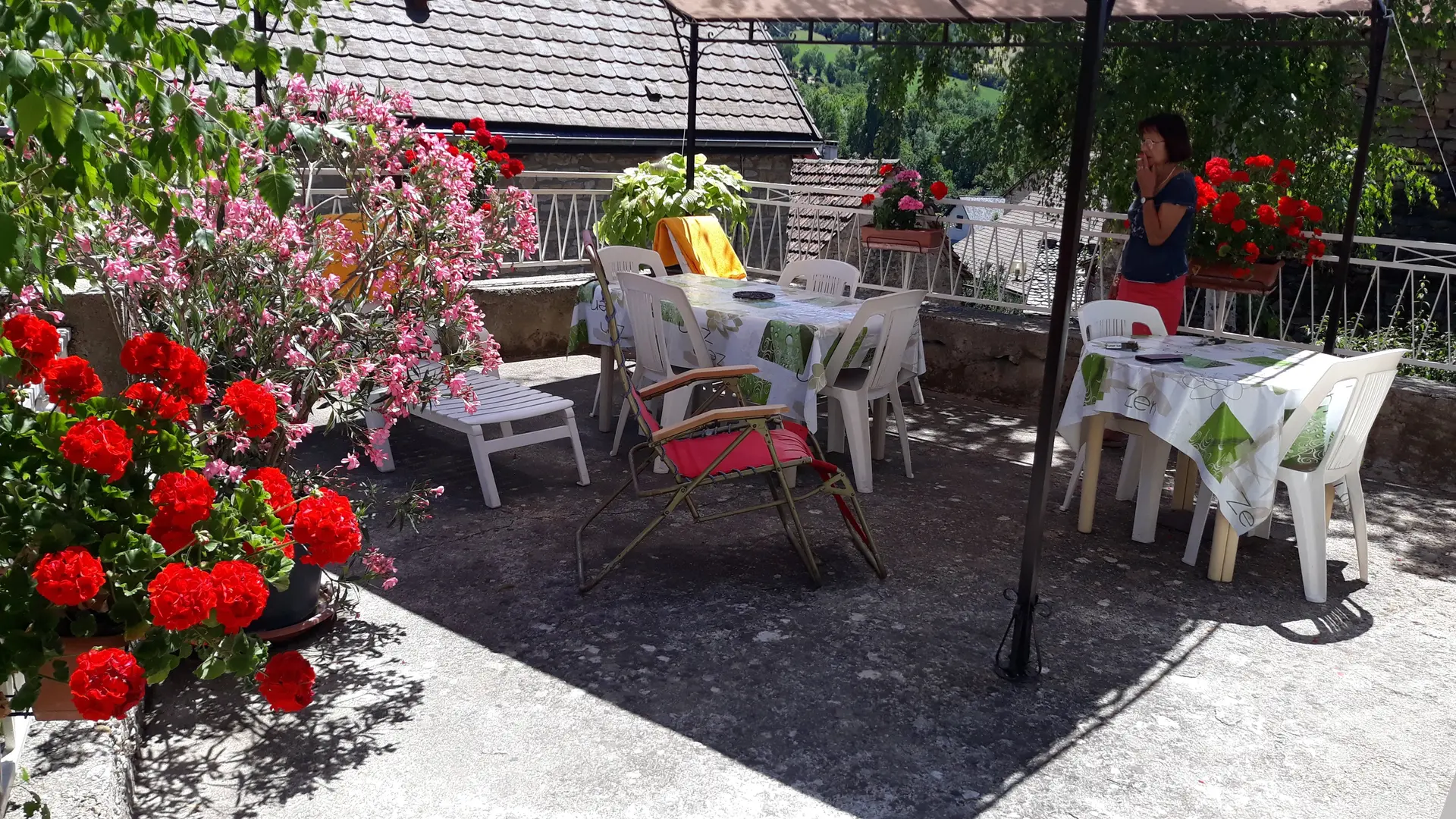 La Maison de Paul, terrasse