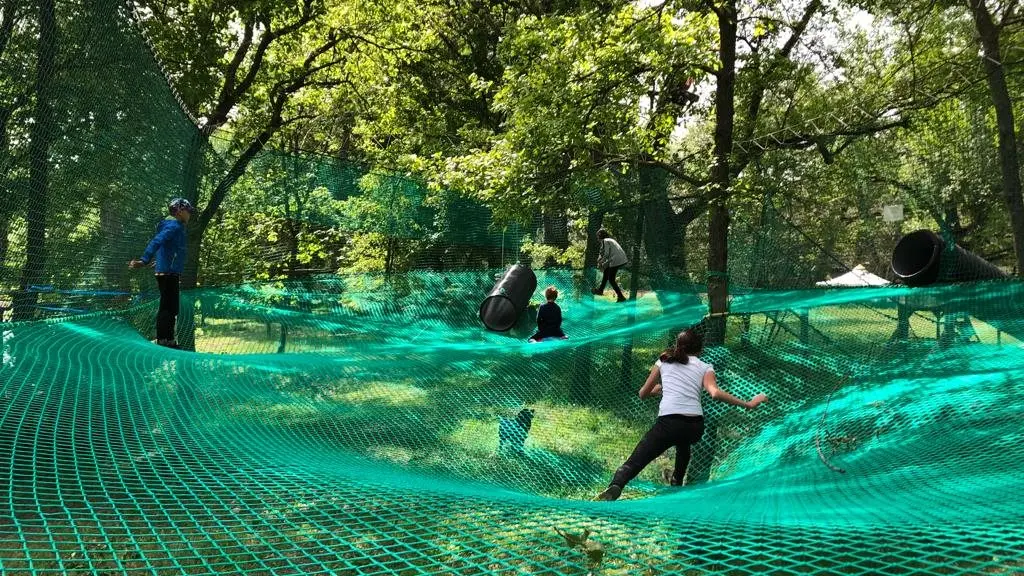 Acroparc du Mas  filets suspendus