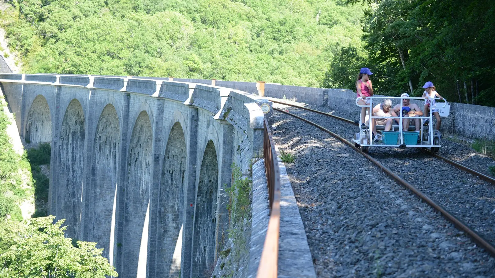 Vélorail et Train Touristique du Larzac