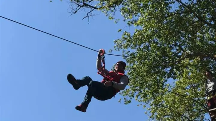 Acroparc du Mas tyrolienne