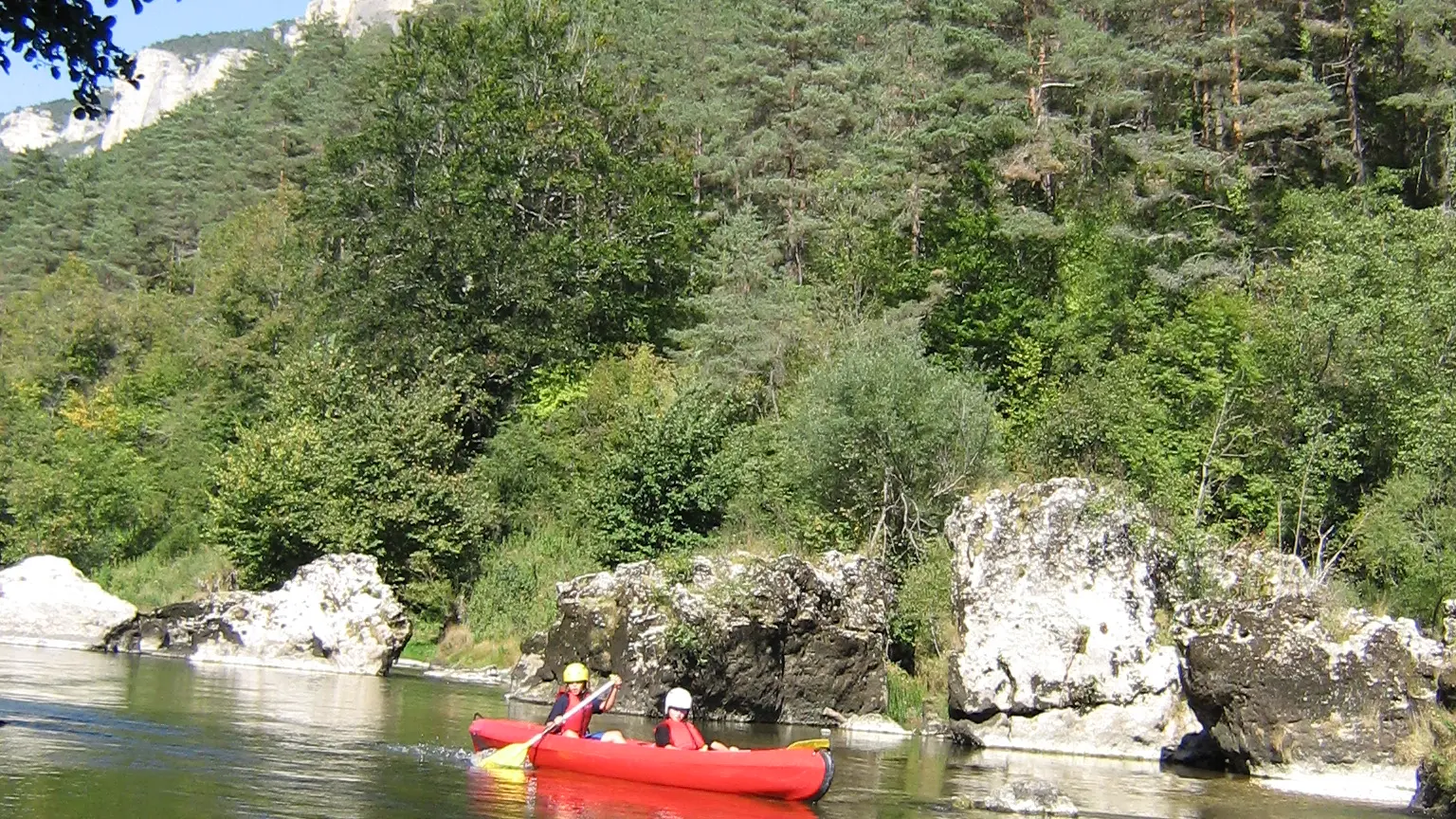 week end dans les gorges du Tarn canoë Aigue Vive