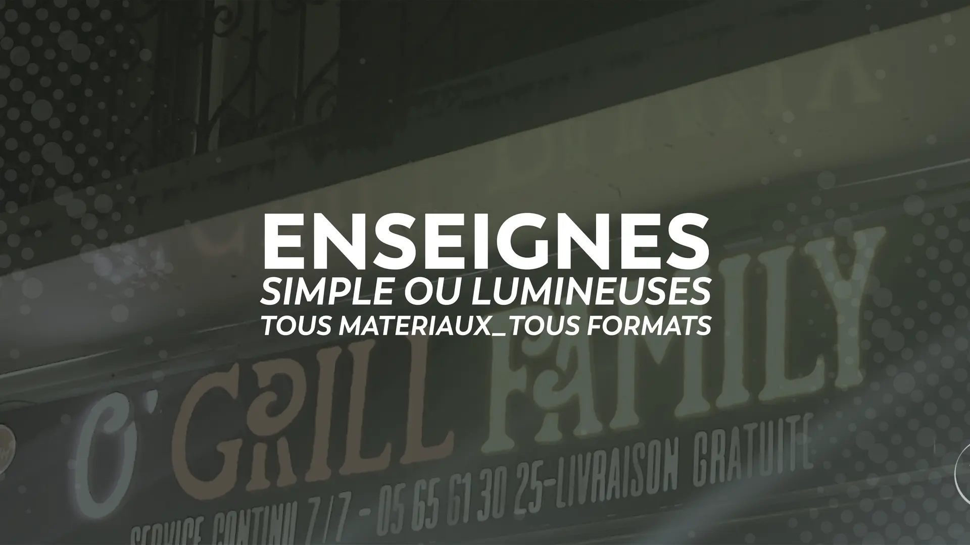 Atelier ALB _ Enseignes _ Agence de communication en Lozère