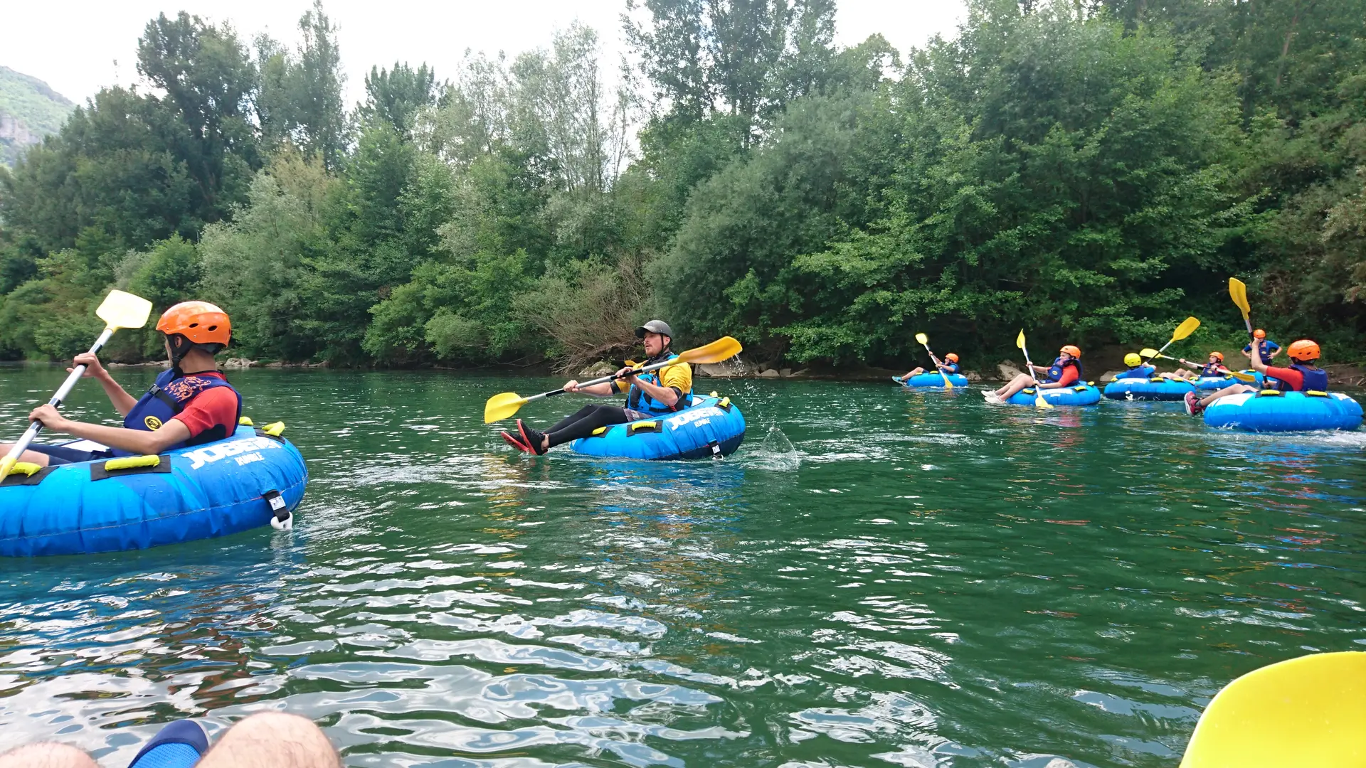 Tubing - canoë de l'Acroparc du Mas