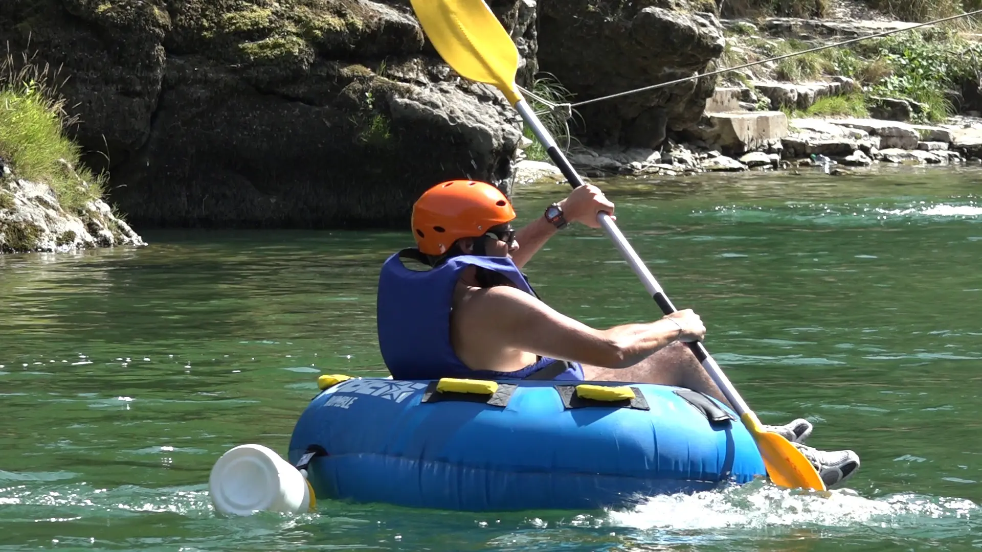 Tubing - canoë de l'Acroparc du Mas