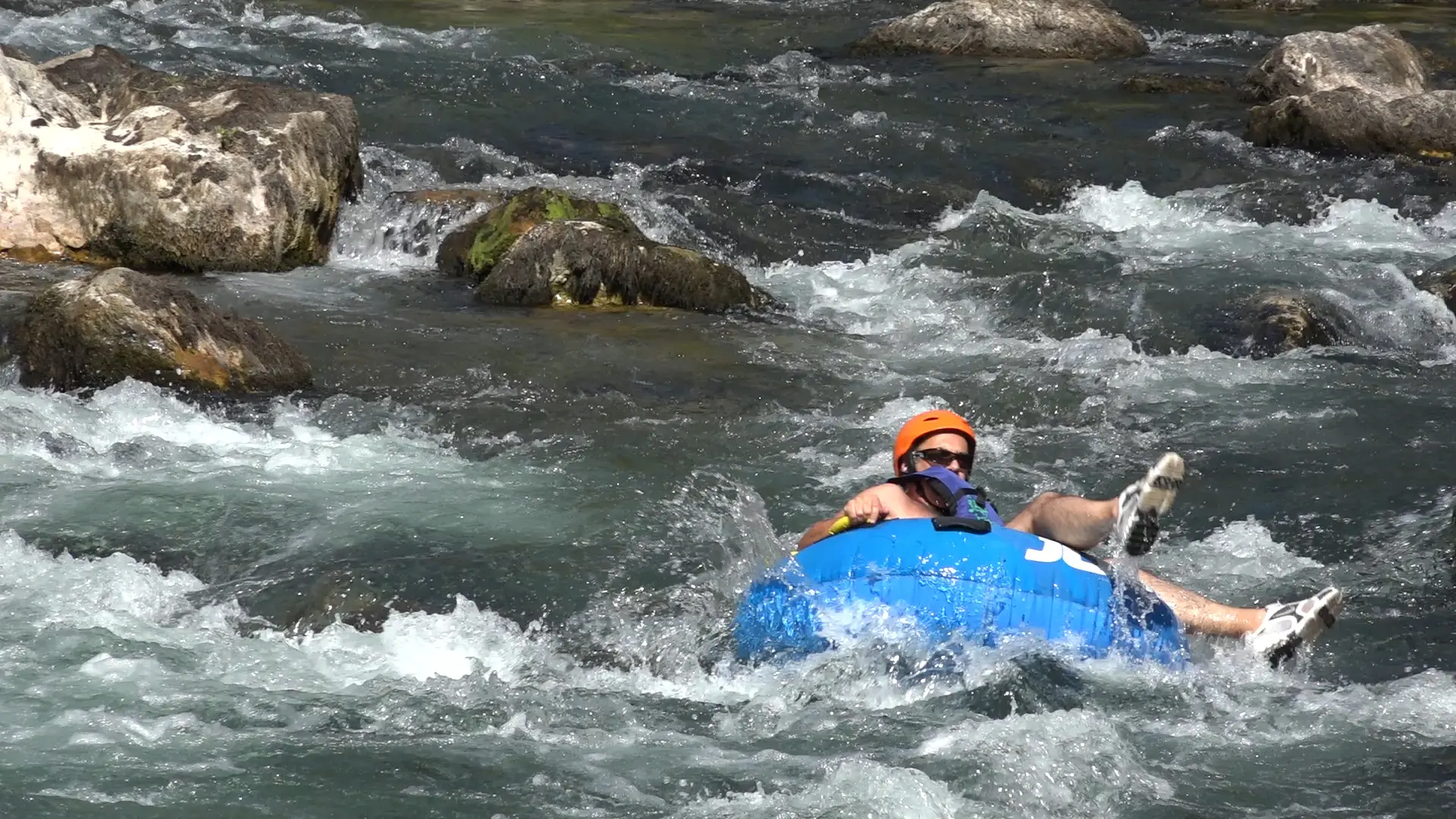 Tubing - canoë de l'Acroparc du Mas