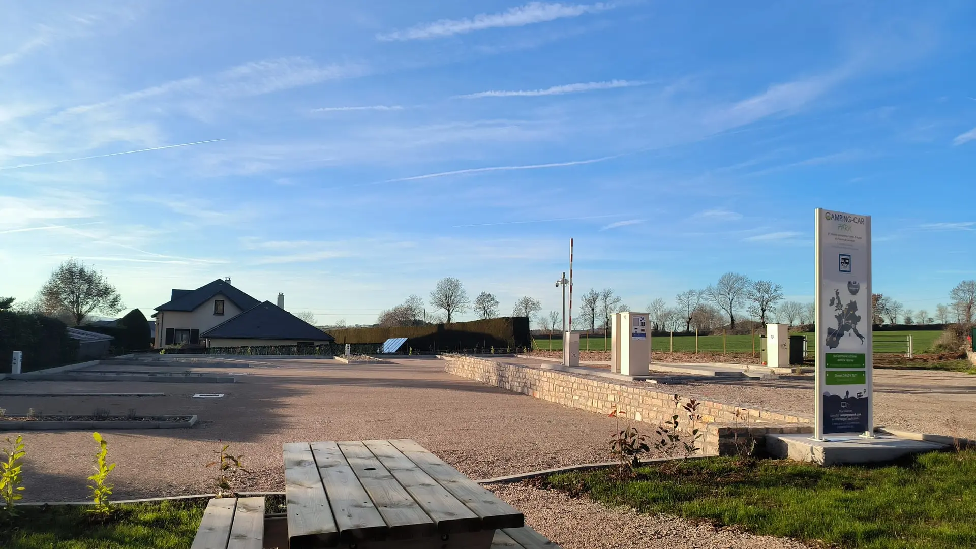 Aire de camping car Le Massegros