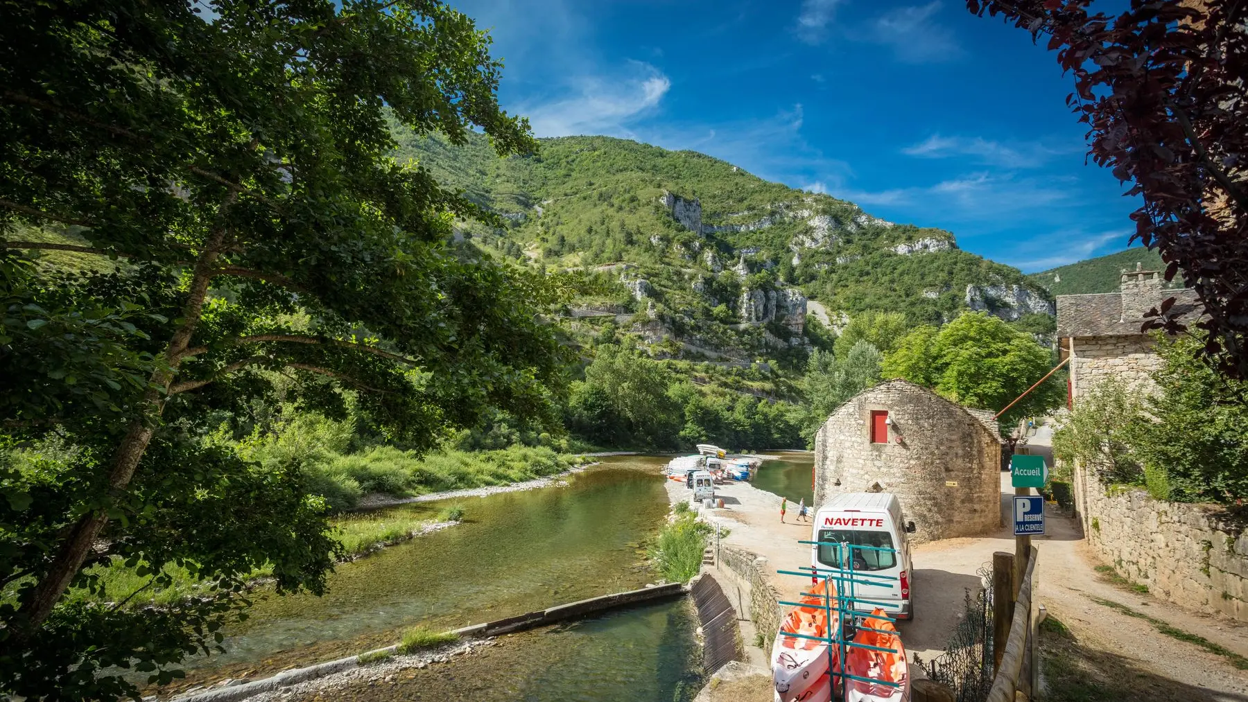 Canoë Blanc - Moulin de La Malène