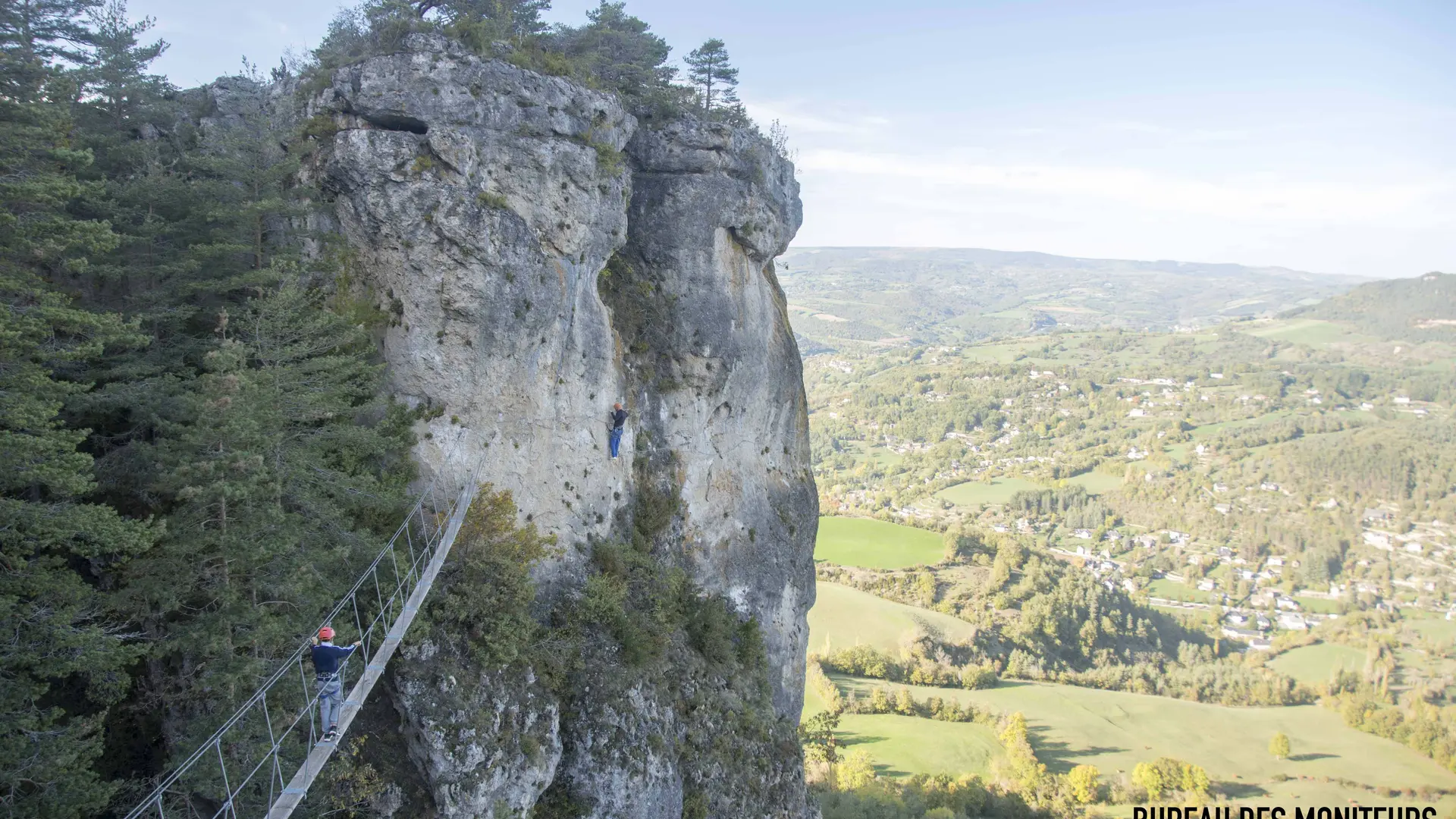 Via ferrata de La Canourgue - Bureau Des Moniteurs Sainte Enimie