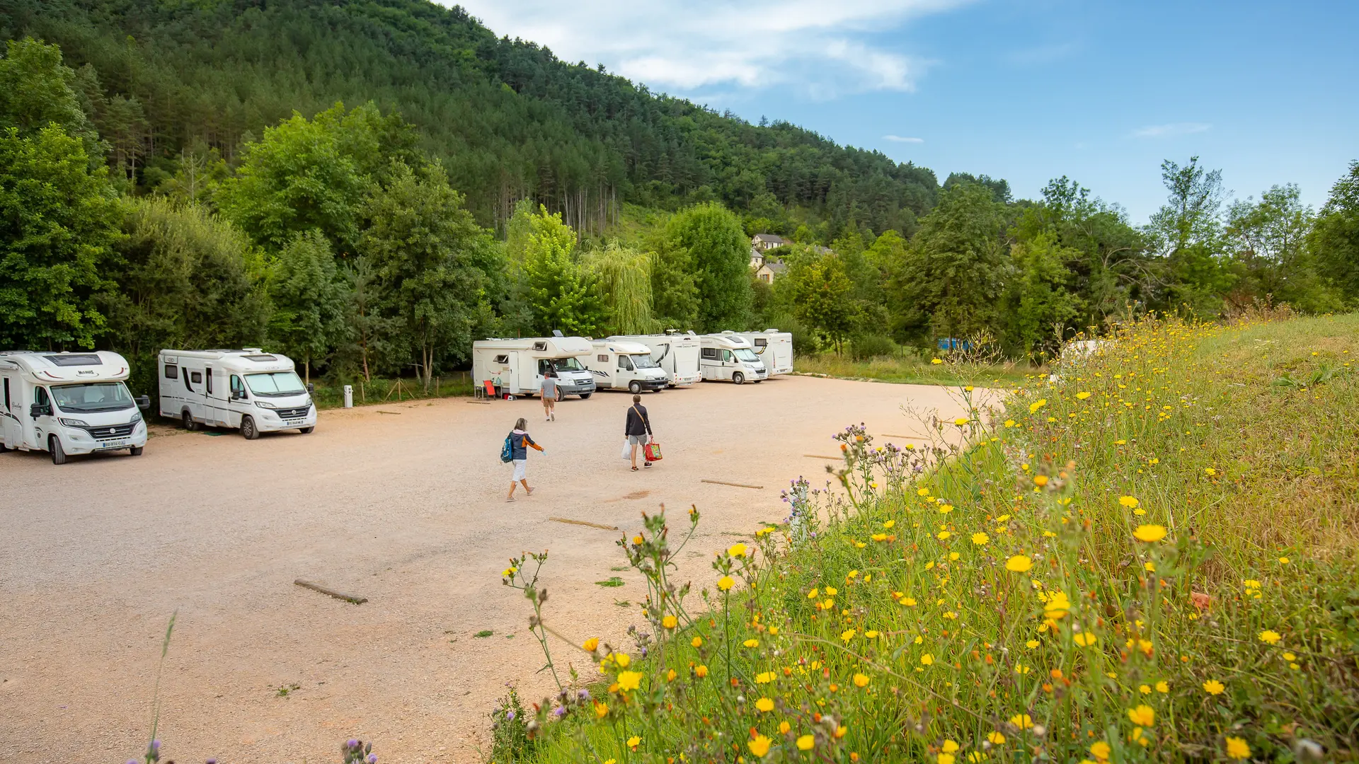 Camping car park La Canourgue