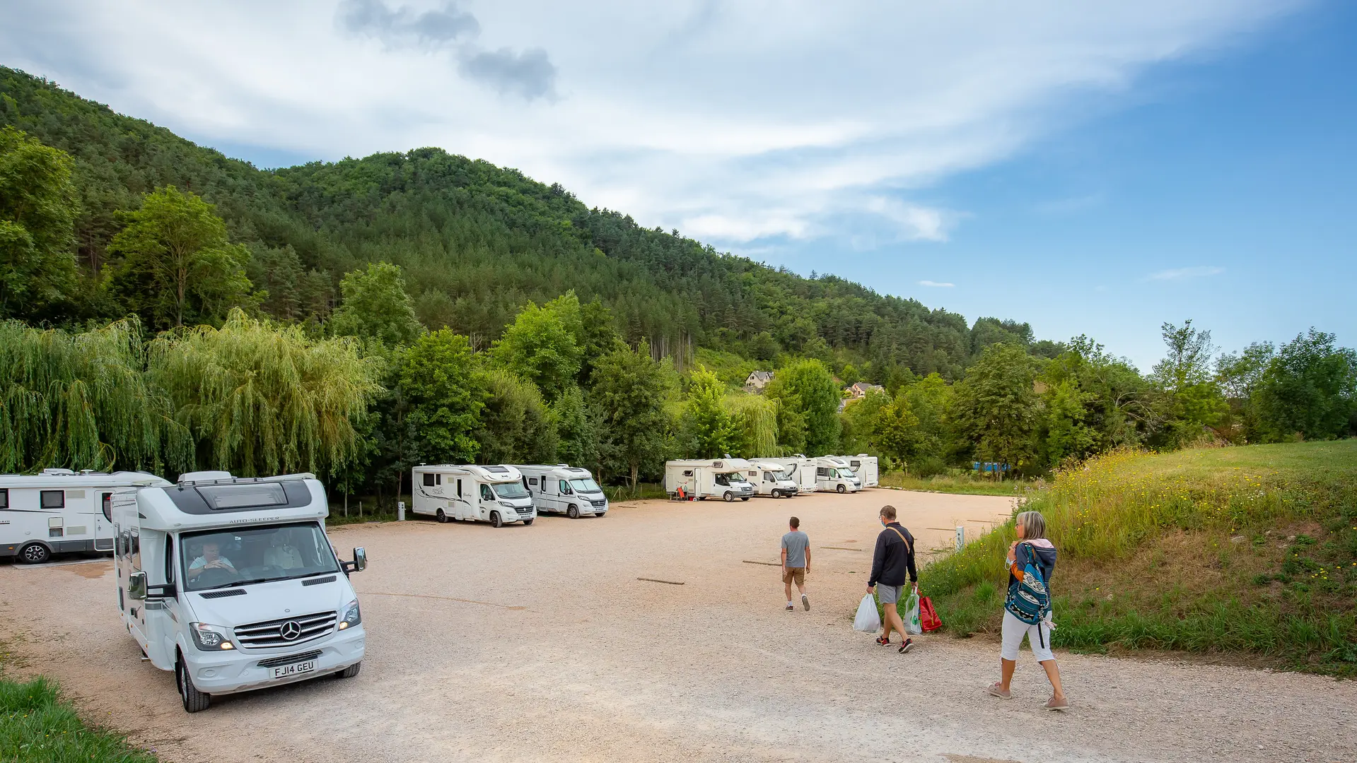 Camping car park La Canourgue