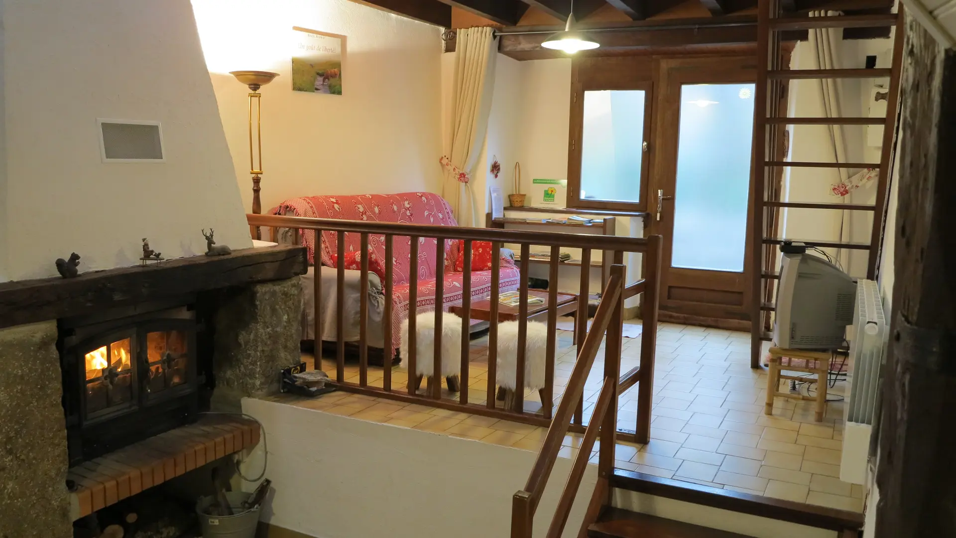 HLOLAR0480009788 - Cheminée et Salon Gîte la Grange