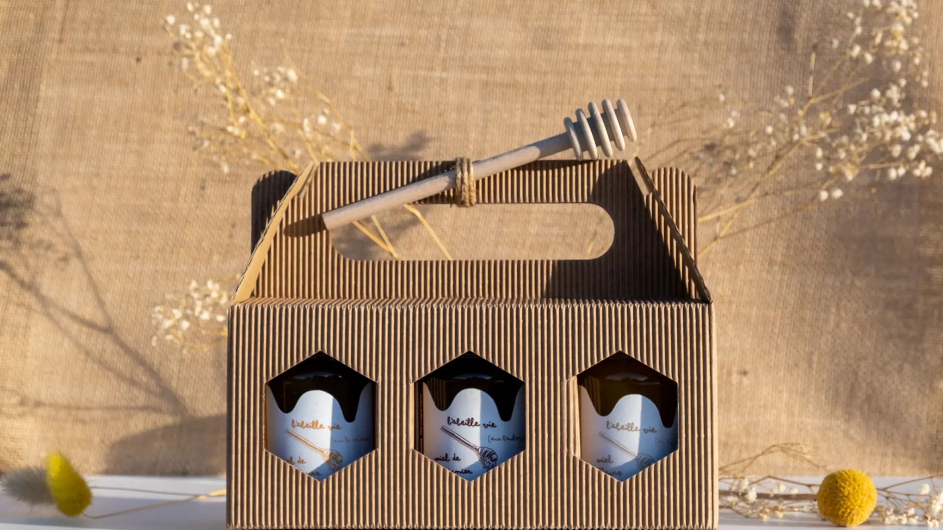 Coffret Découverte - Lot de 3 miels