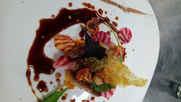 entre terre et mer: foie gras et St Jacques