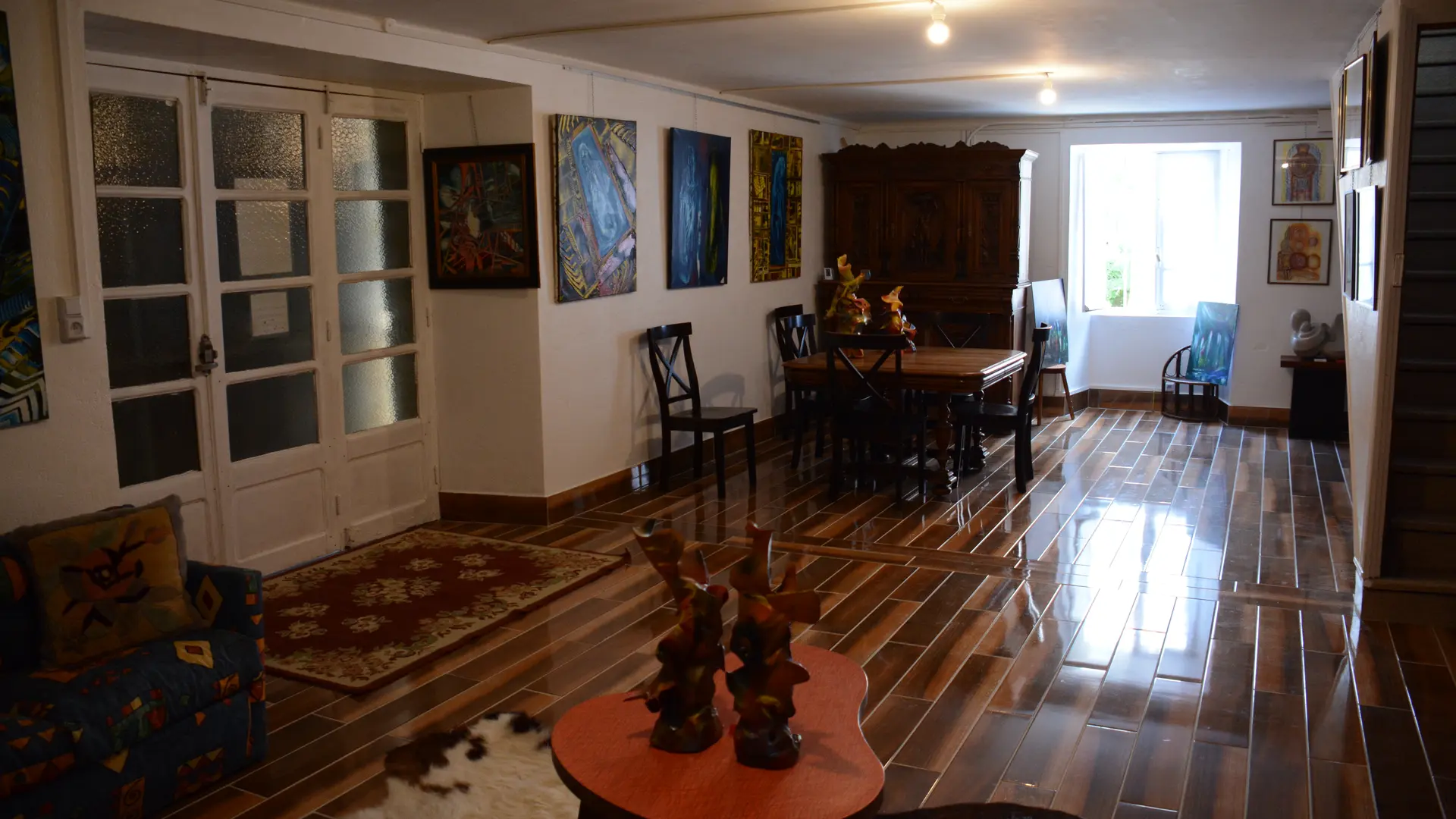 vue vers les pastels de Joseph 1990