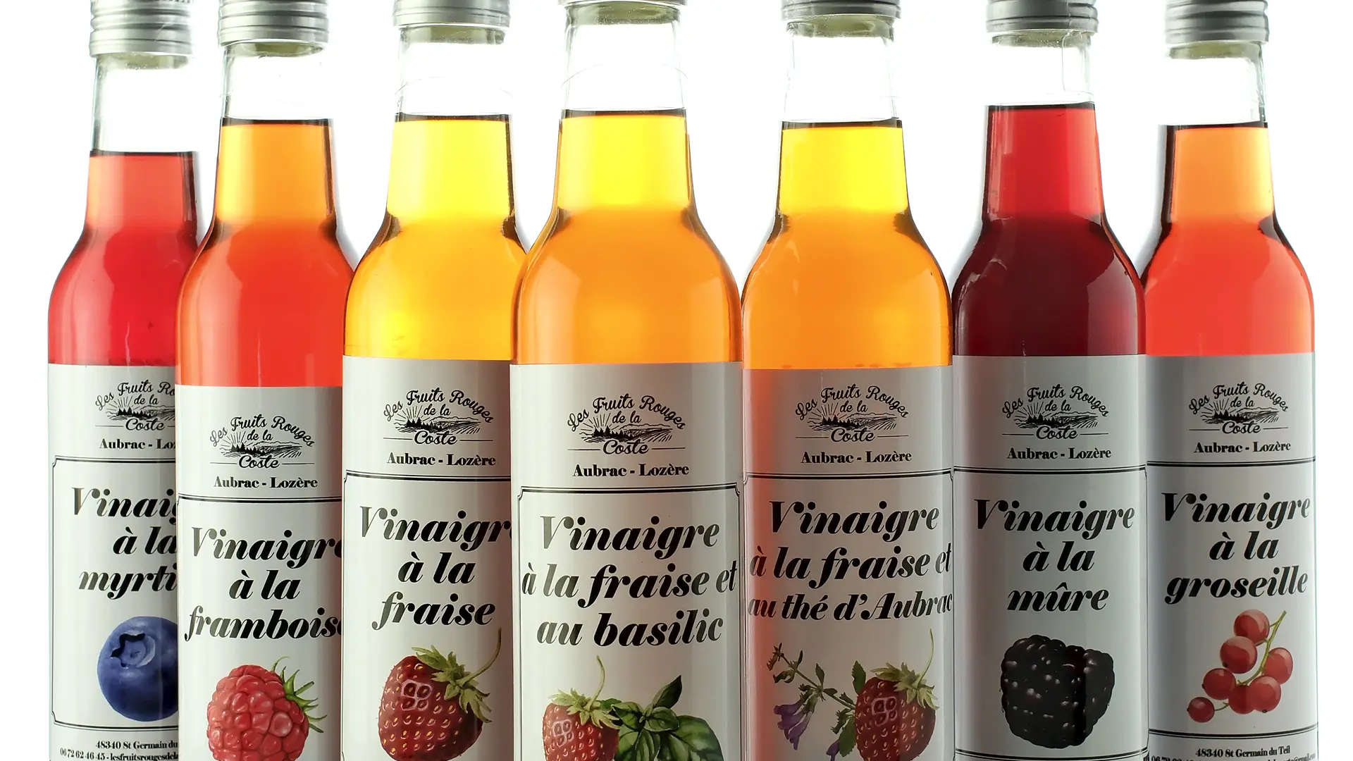 Gamme de vinaigres