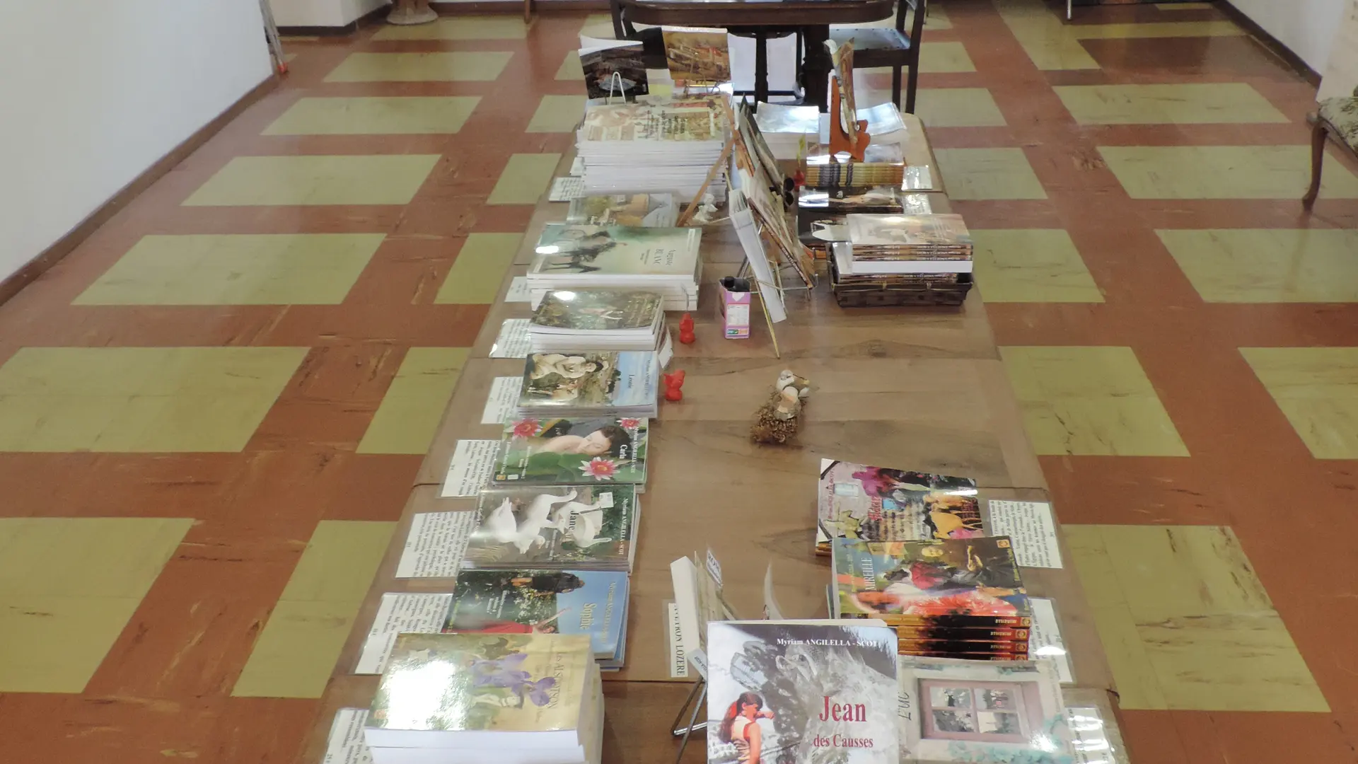 Salle des livres de Myriam ANGILELLA-SCOT et Joseph ANGILELLA-AUQUIER