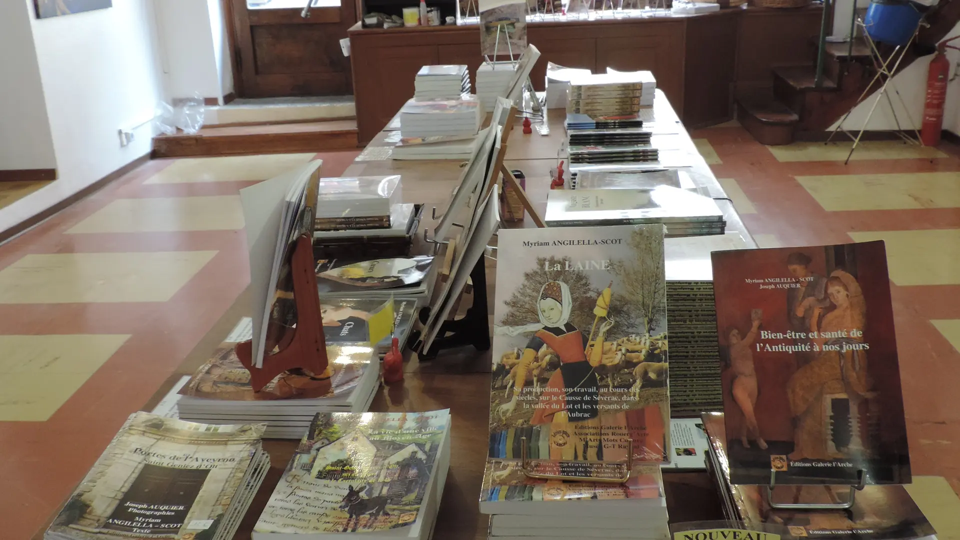Salle des livres de Myriam ANGILELLA-SCOT et Joseph ANGILELLA-AUQUIER
