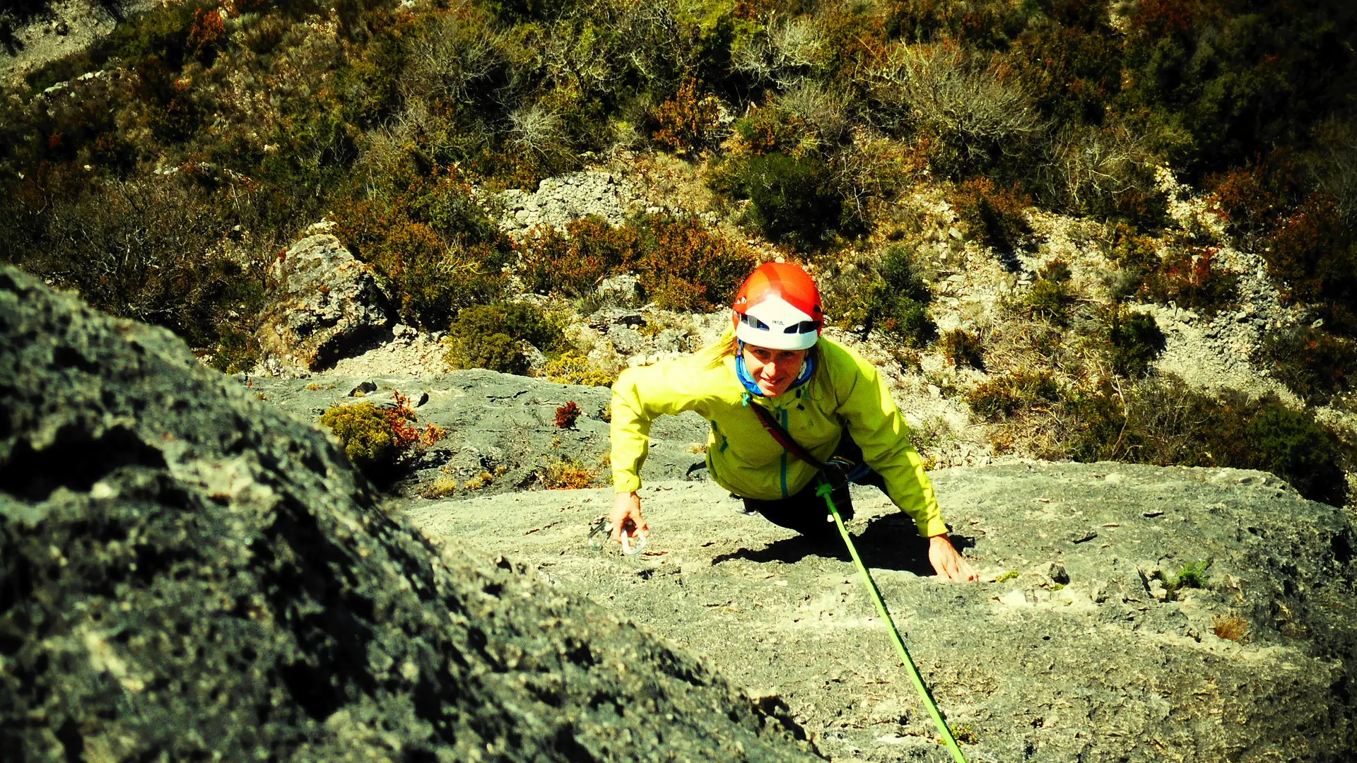 escalade grande voie jonte