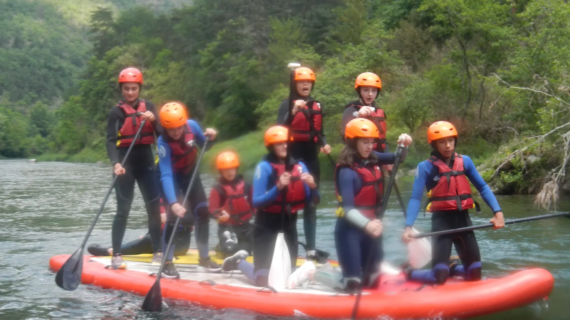 Acroparc du Mas mega paddle