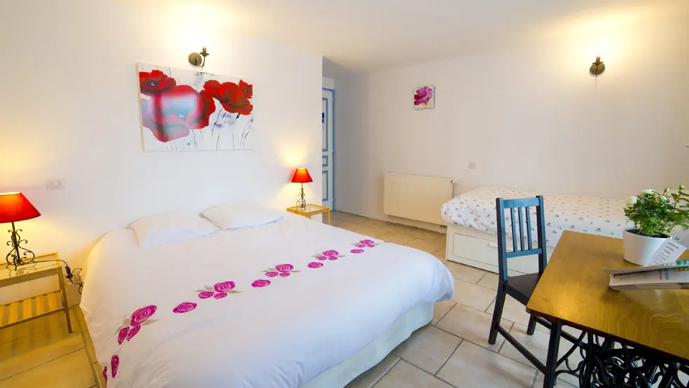 Chambre Coquelicot