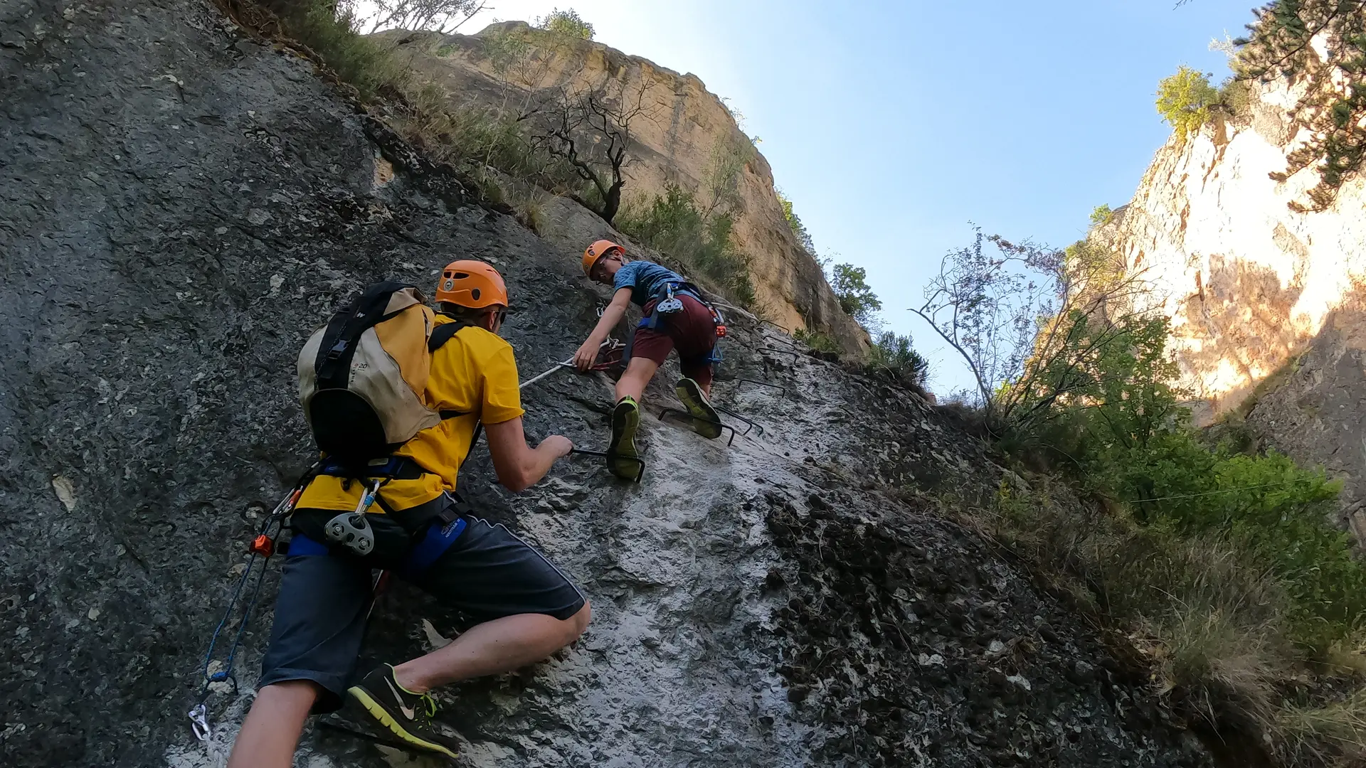 Parcours Aventure à Sainte Enimie - via corda