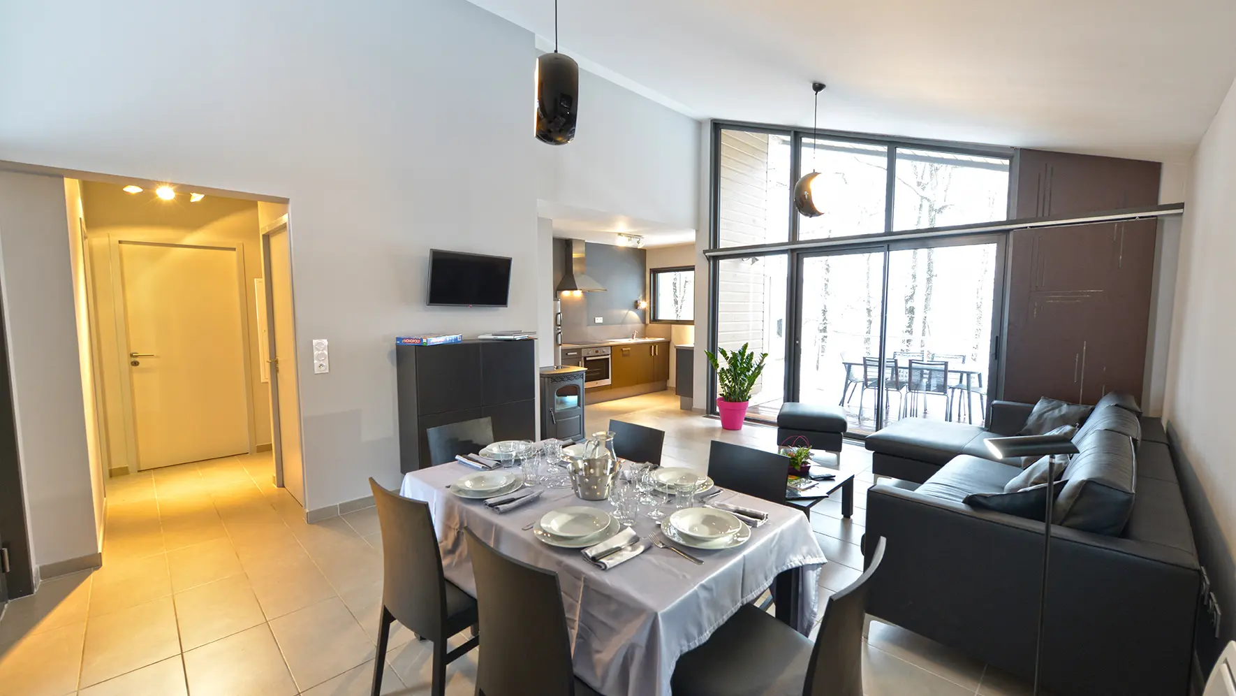 Salle à manger conviviale Le Clos des Chênes