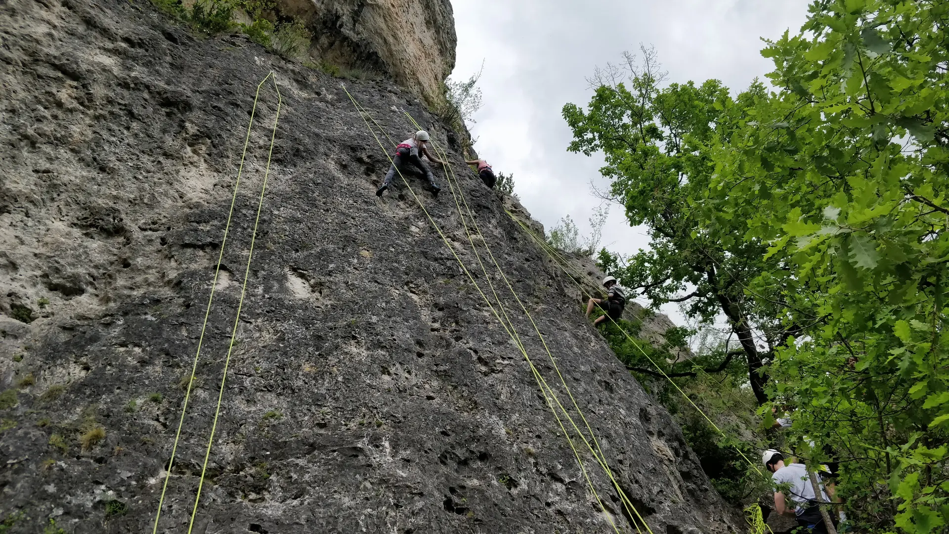 Escalade initiation - La Belle Cordée