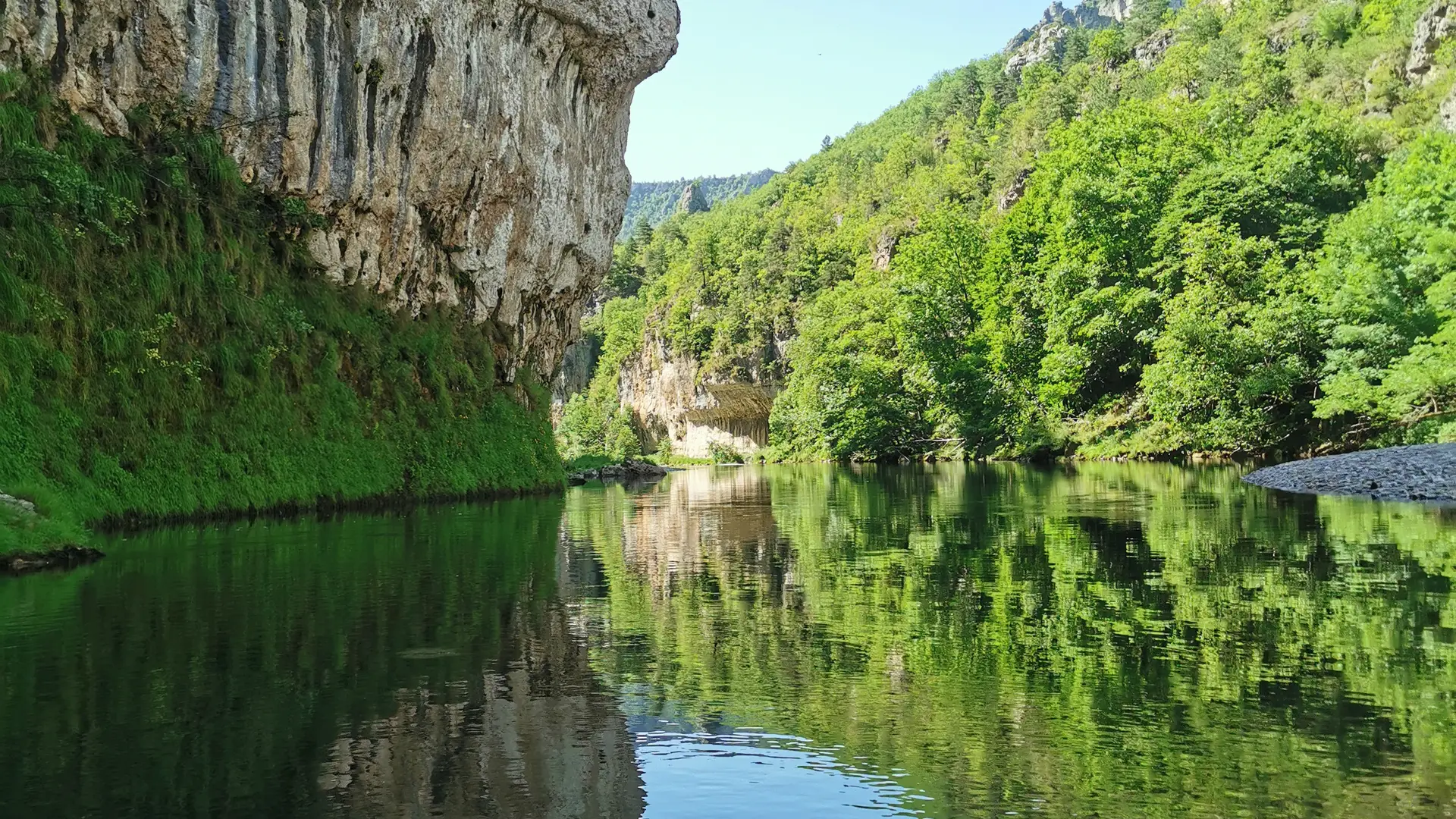 La plus belle partie des Gorges du Tarn