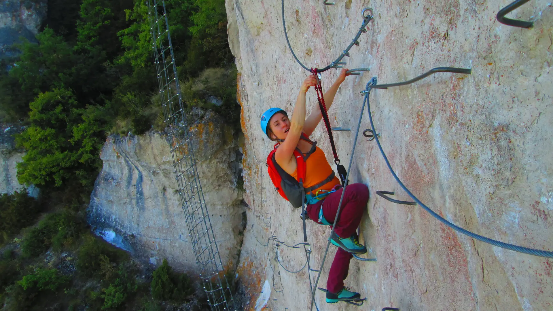 Activité via ferrata
