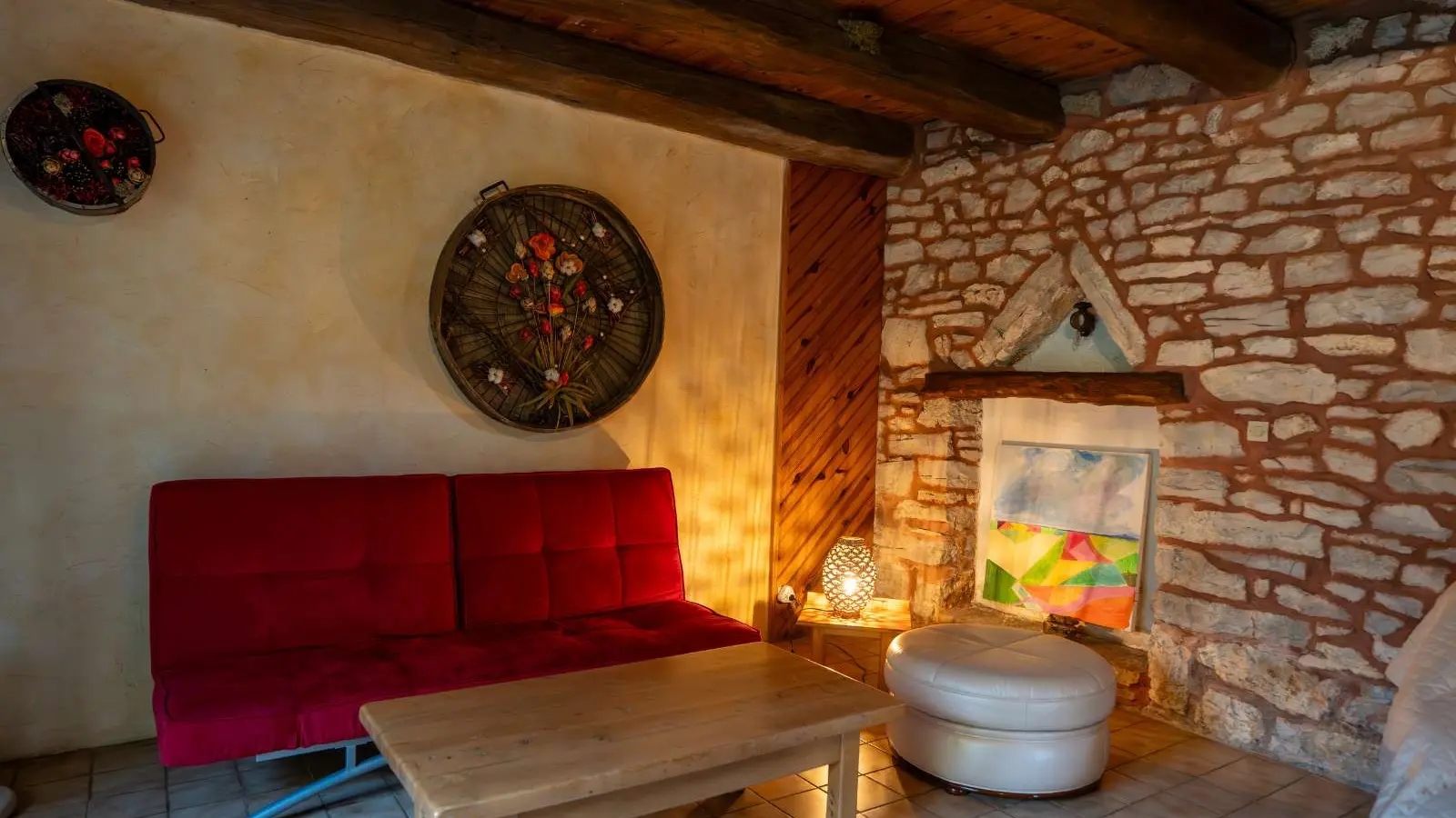 Salon - Gîte Pavillon de chasse