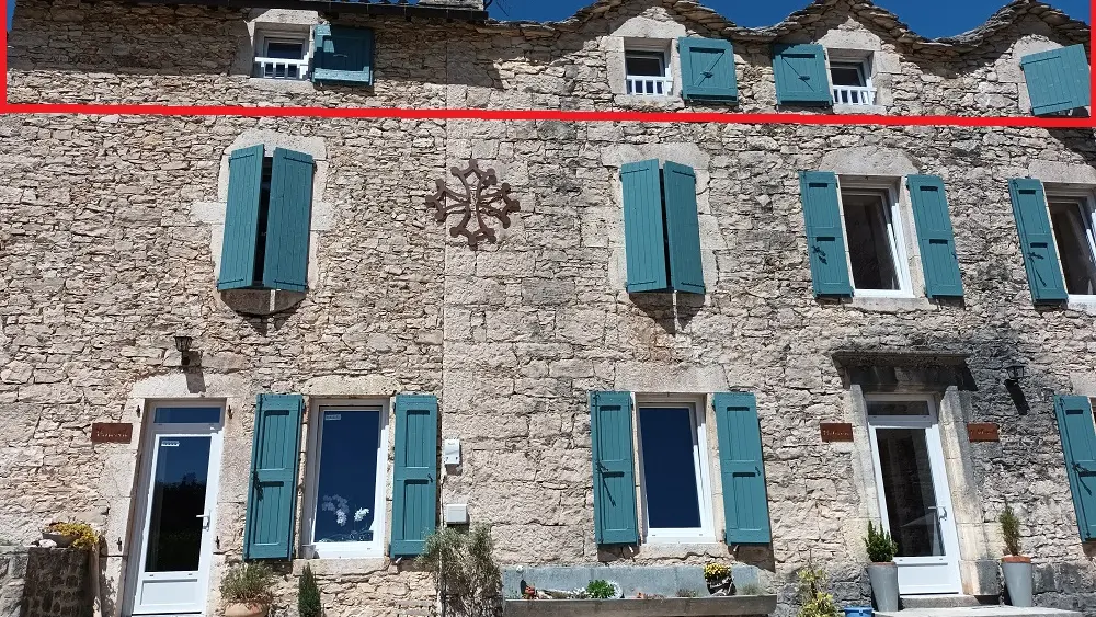 Logement sous voûte Lou Percat (façade avant)