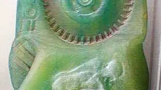 Pâte de verre de cristal 1990 Joseph ANGILELLA, maître verrier