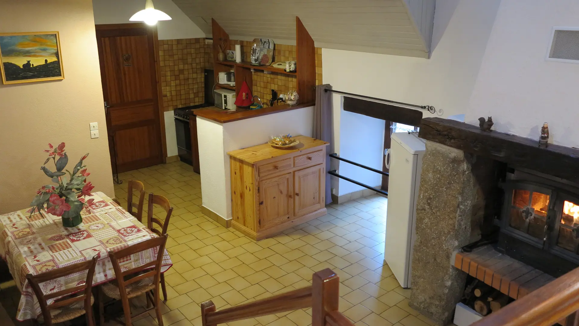 HLOLAR0480009788 - Salle à Manger et cuisine Gîte La Grange