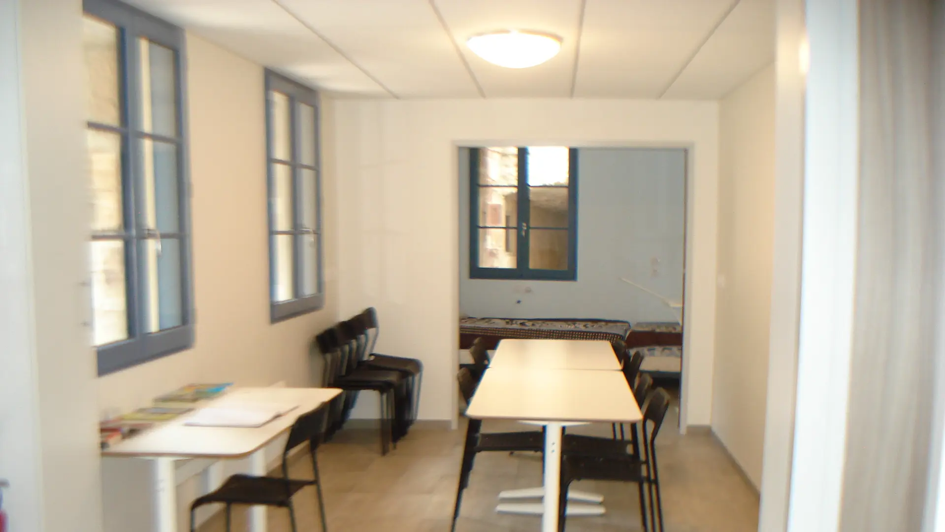 Gîte d'étape communal de La Canourgue - Salle commune