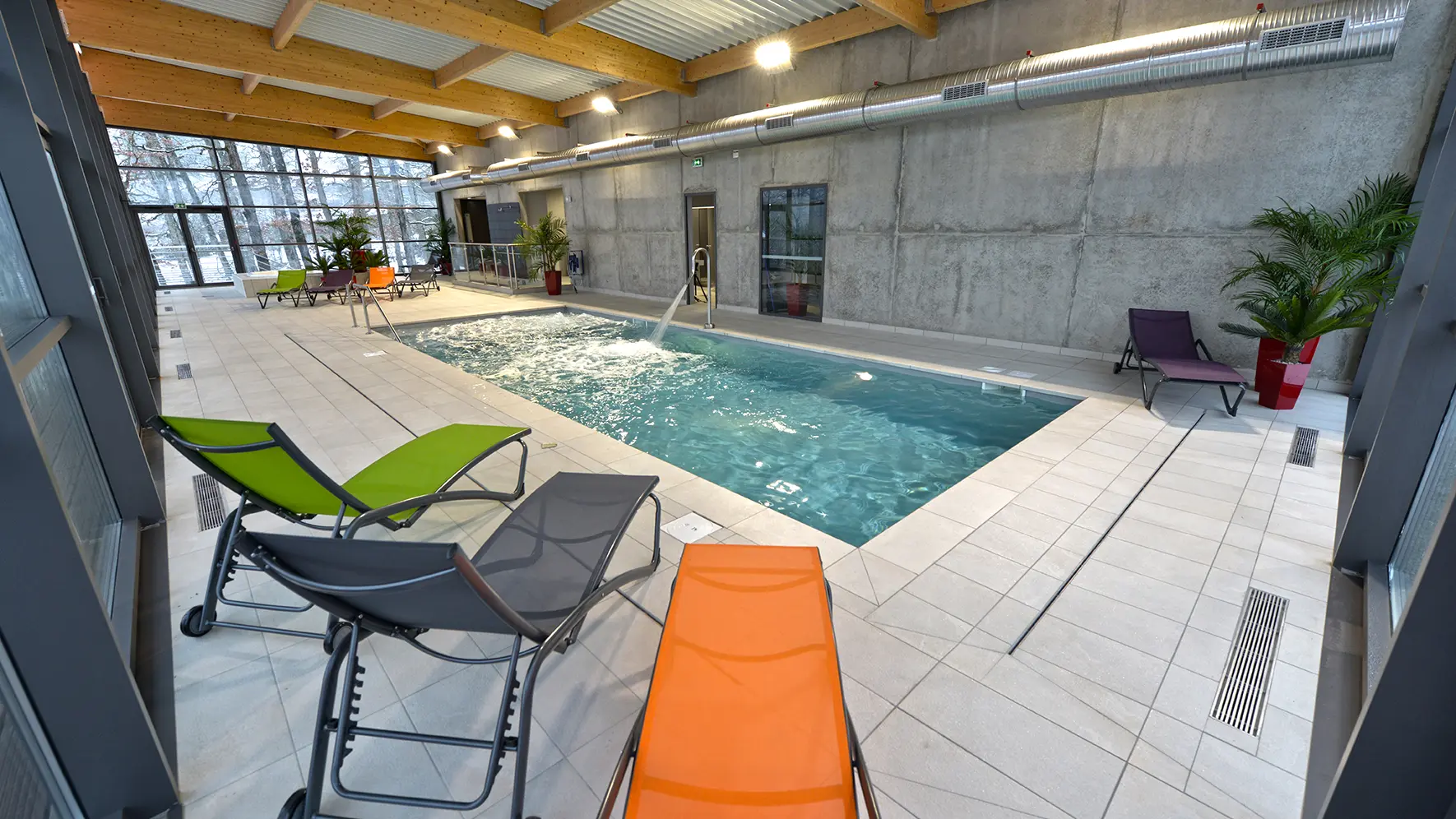 Piscine chauffée, le Clos des Chênes