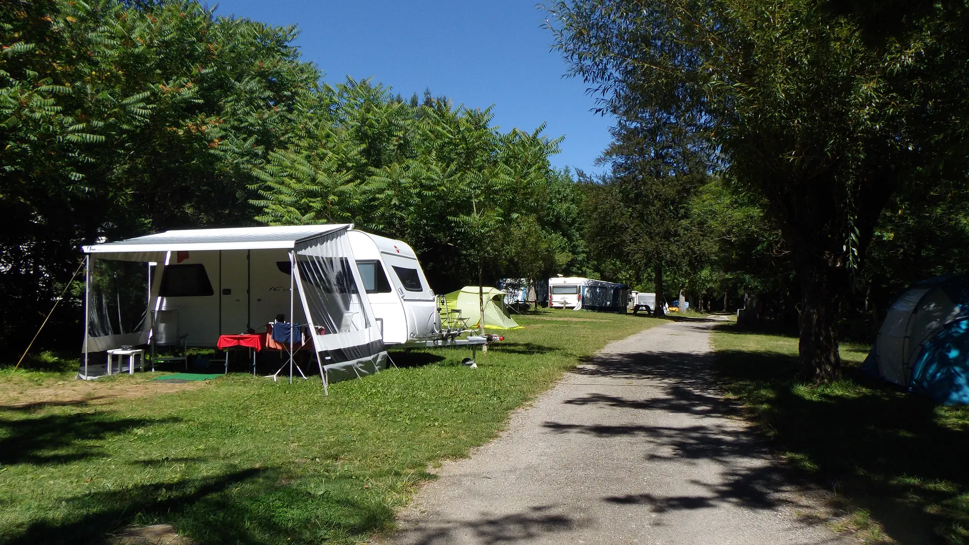 allée camping