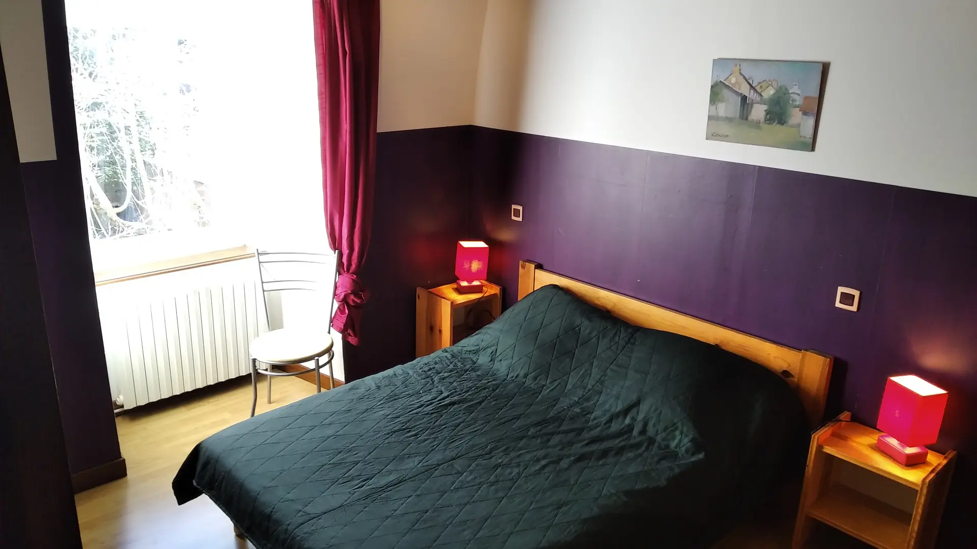 Chambre 2 . étage 1  .  1lit 140/190 .