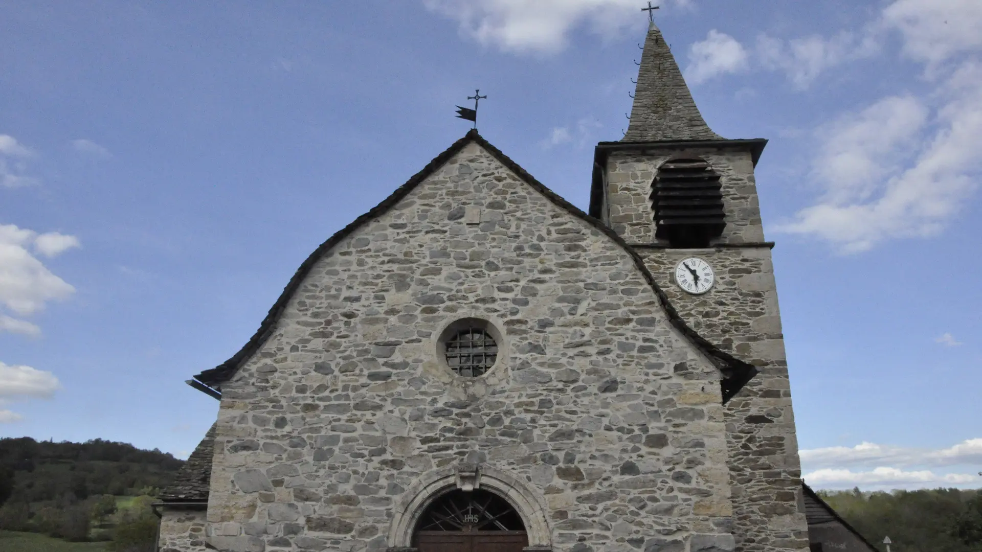 Eglise  Saint-Privat à Combret