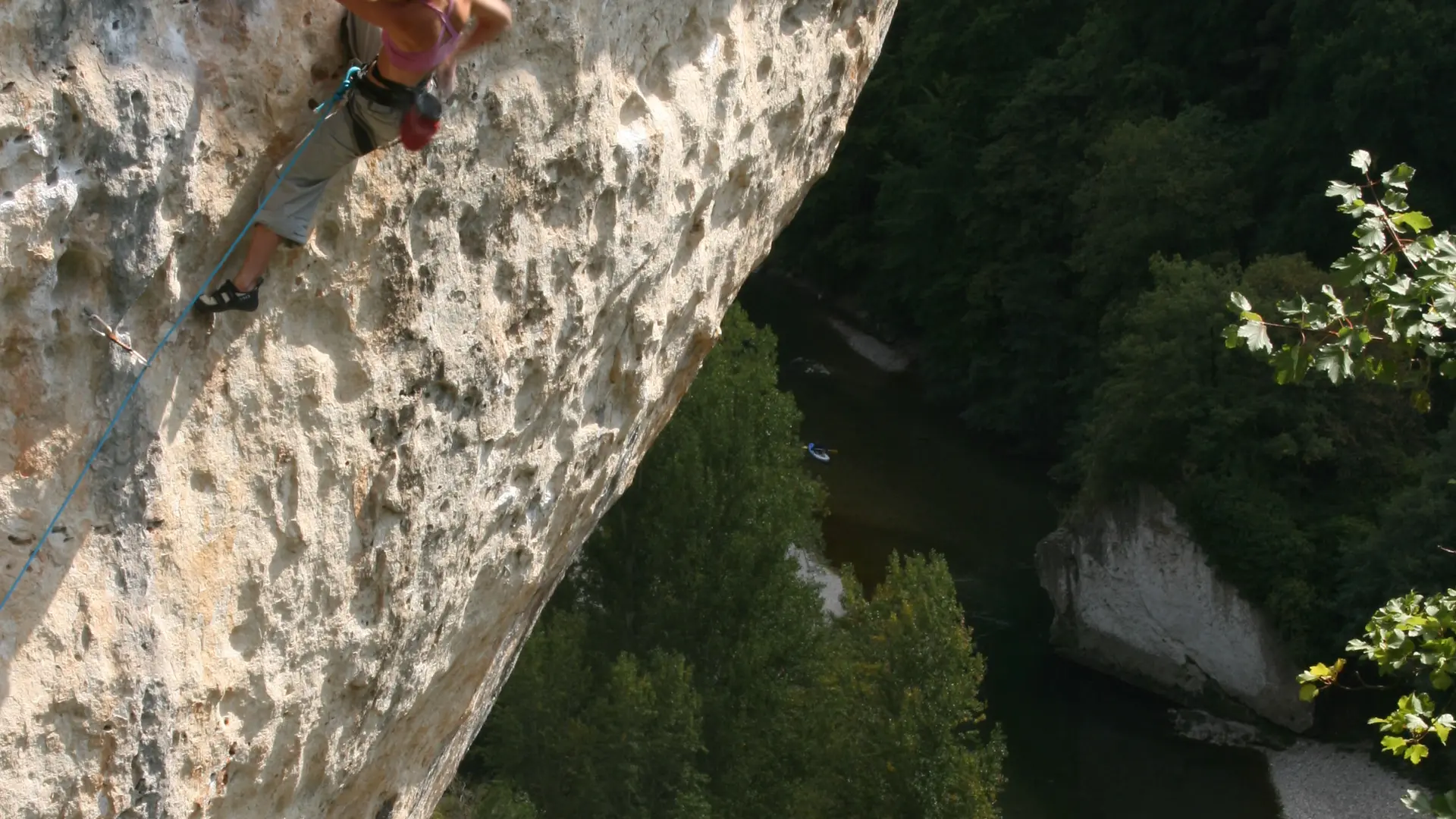Voie d'escalade Cirque des Baumes_5